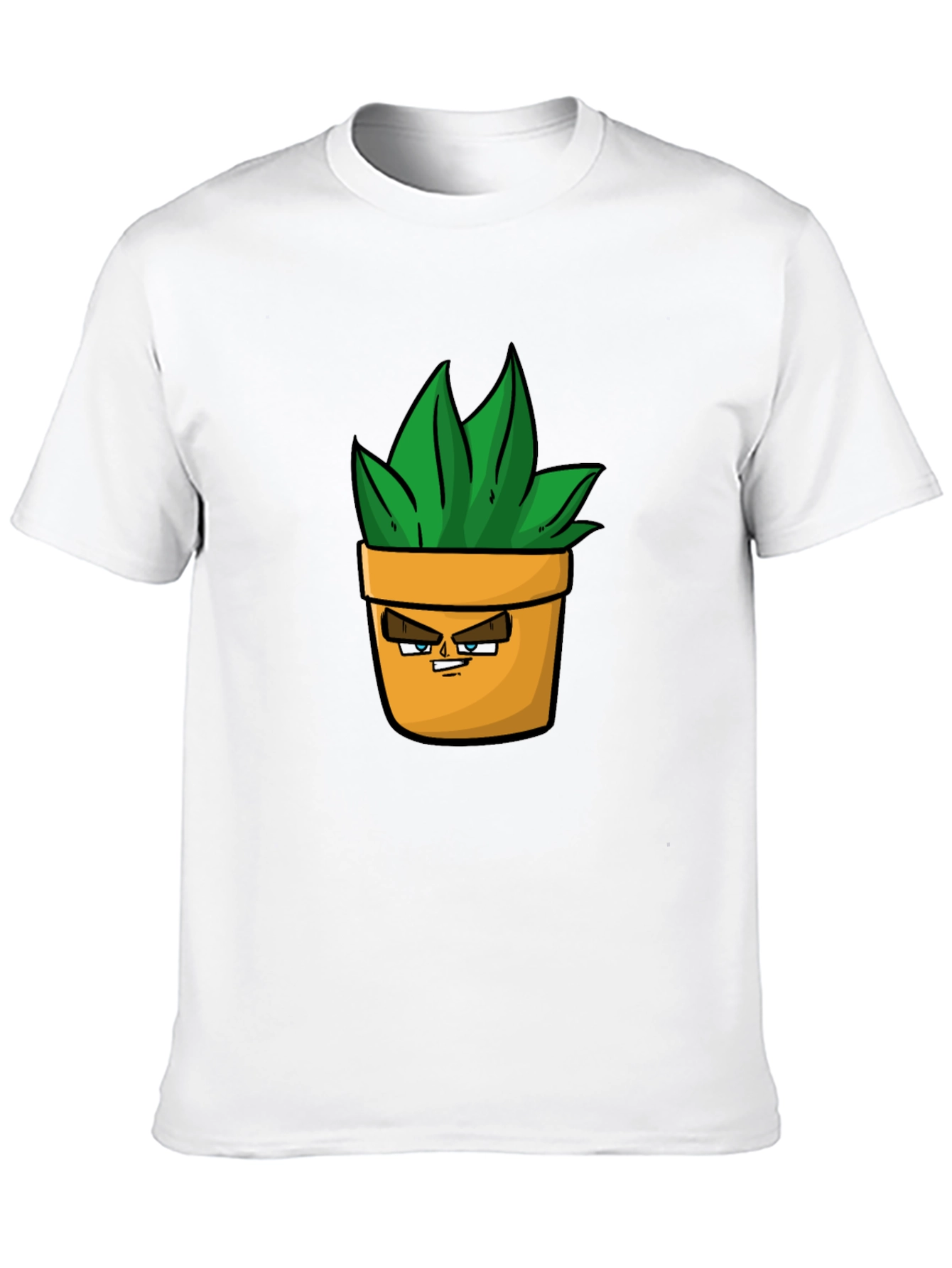 Cool Plant Pot Graphic T-Shirt - Stylish Cotton Tee
