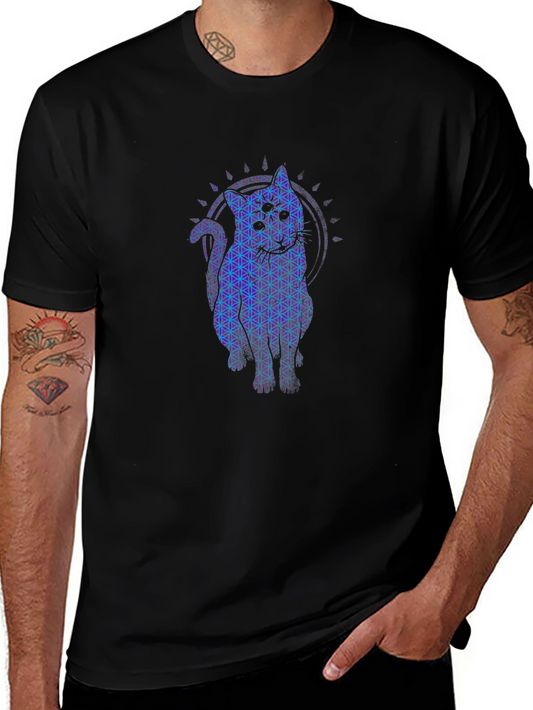 Mystic Cat Graphic Tee - Stylish Comfort Fit