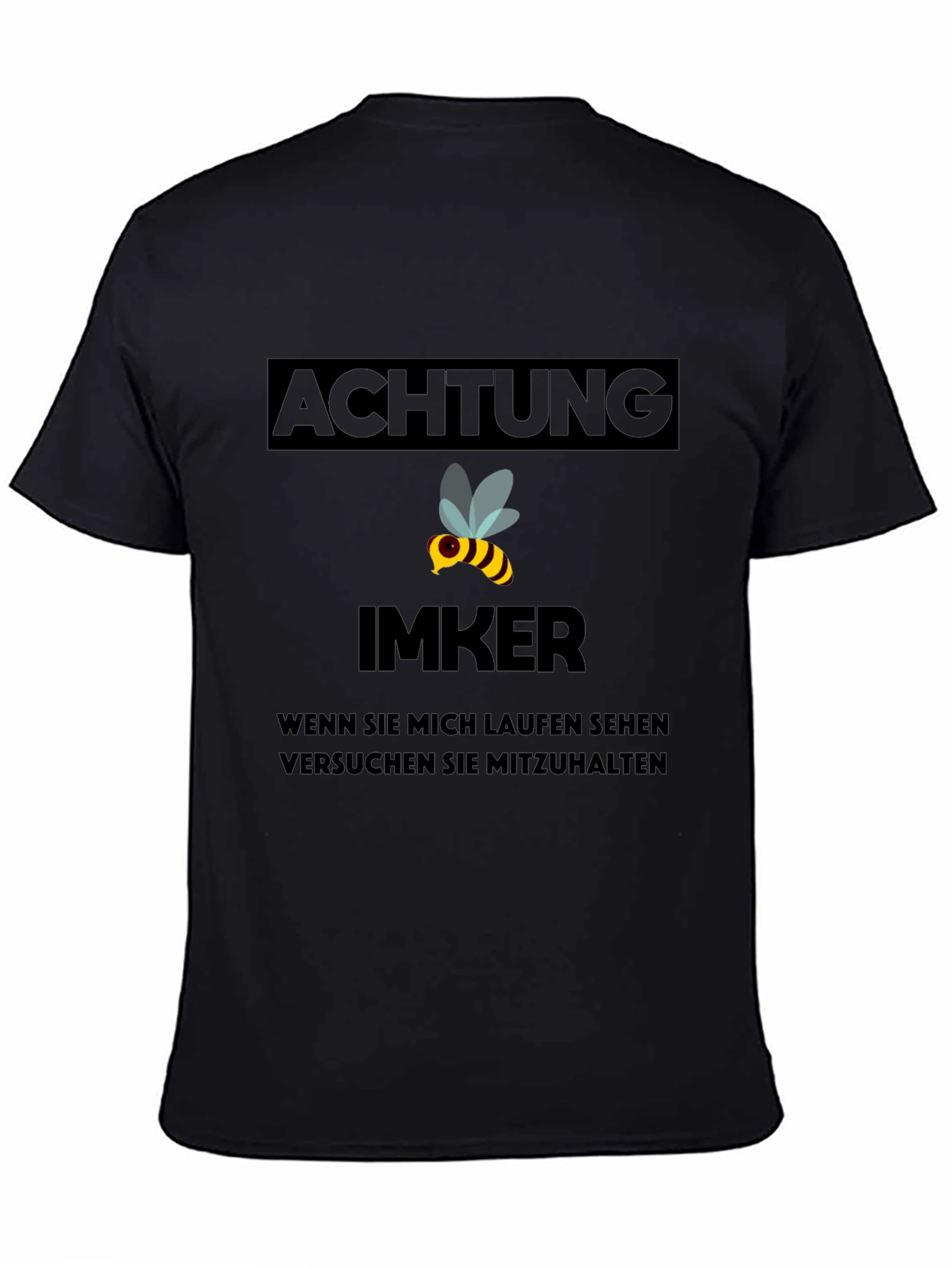 Achtung Imker T-Shirt - Beekeeper Warning Tee