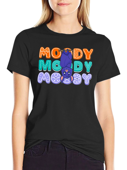 Moody Bat Graphic T-Shirt