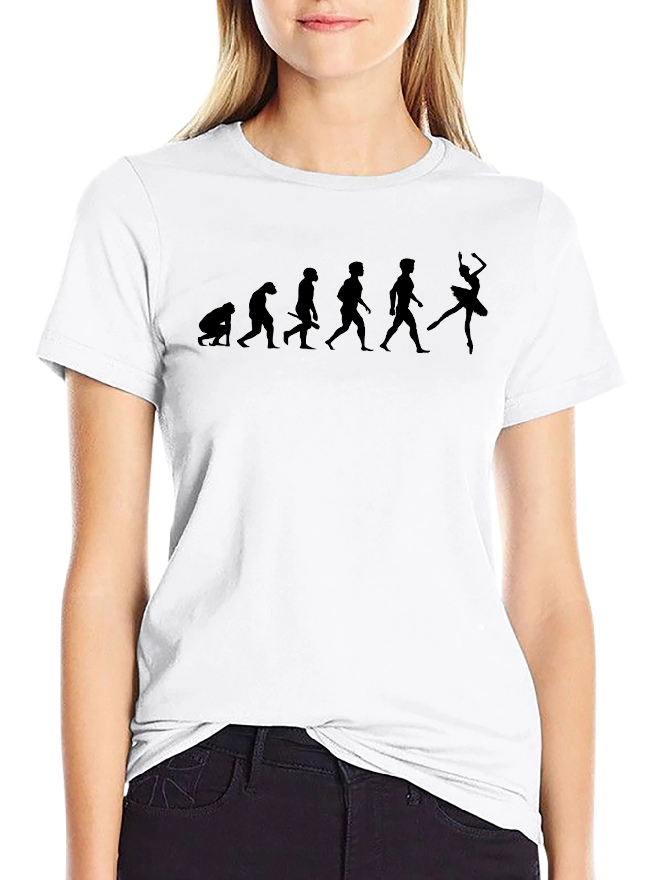 Evolution to Ballerina Black T-Shirt