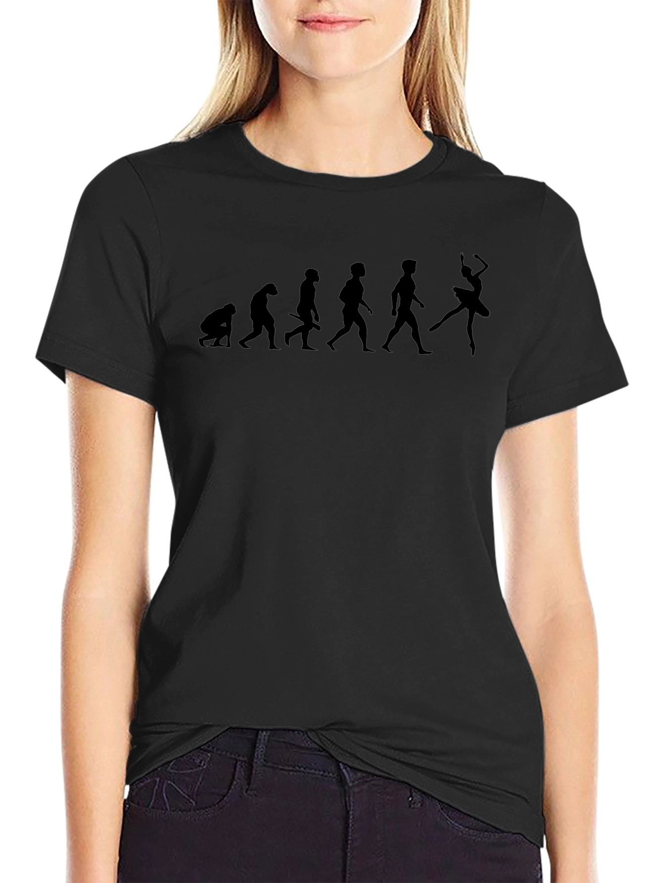 Evolution to Ballerina Black T-Shirt