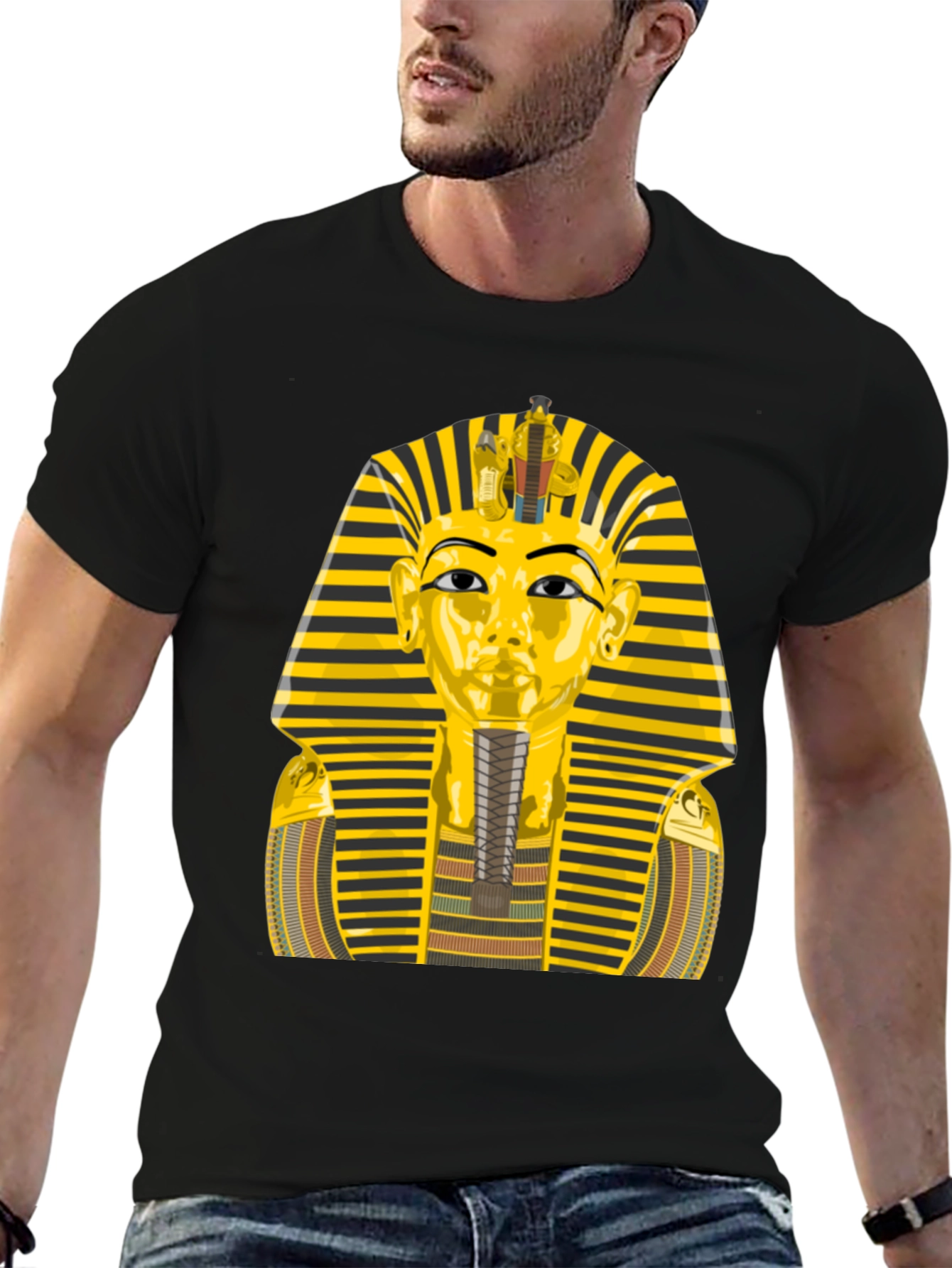 King Tut Graphic Tee - Egyptian Pharaoh T-Shirt