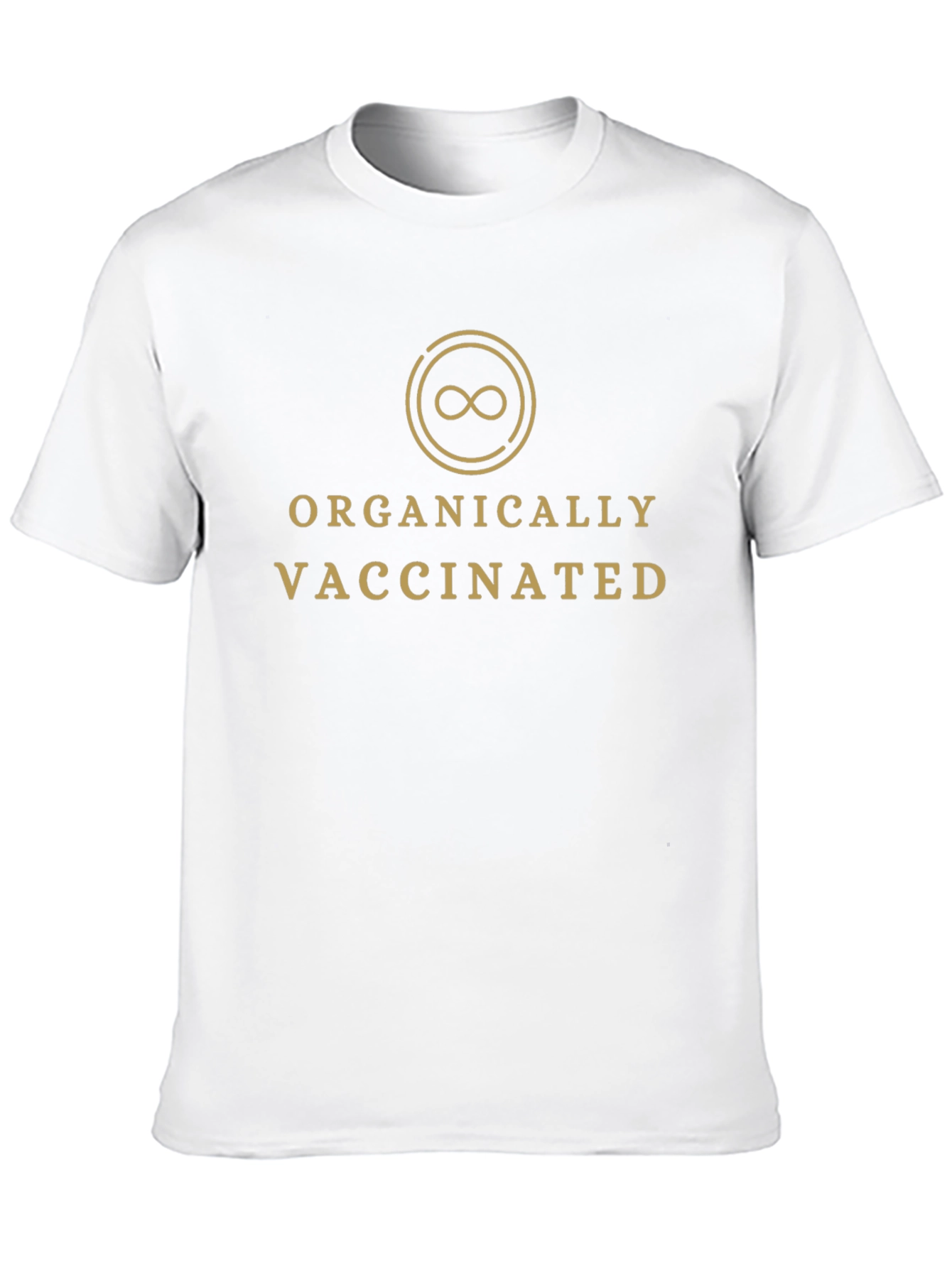 Organically Vaccinated Tee - Black Cotton Blend