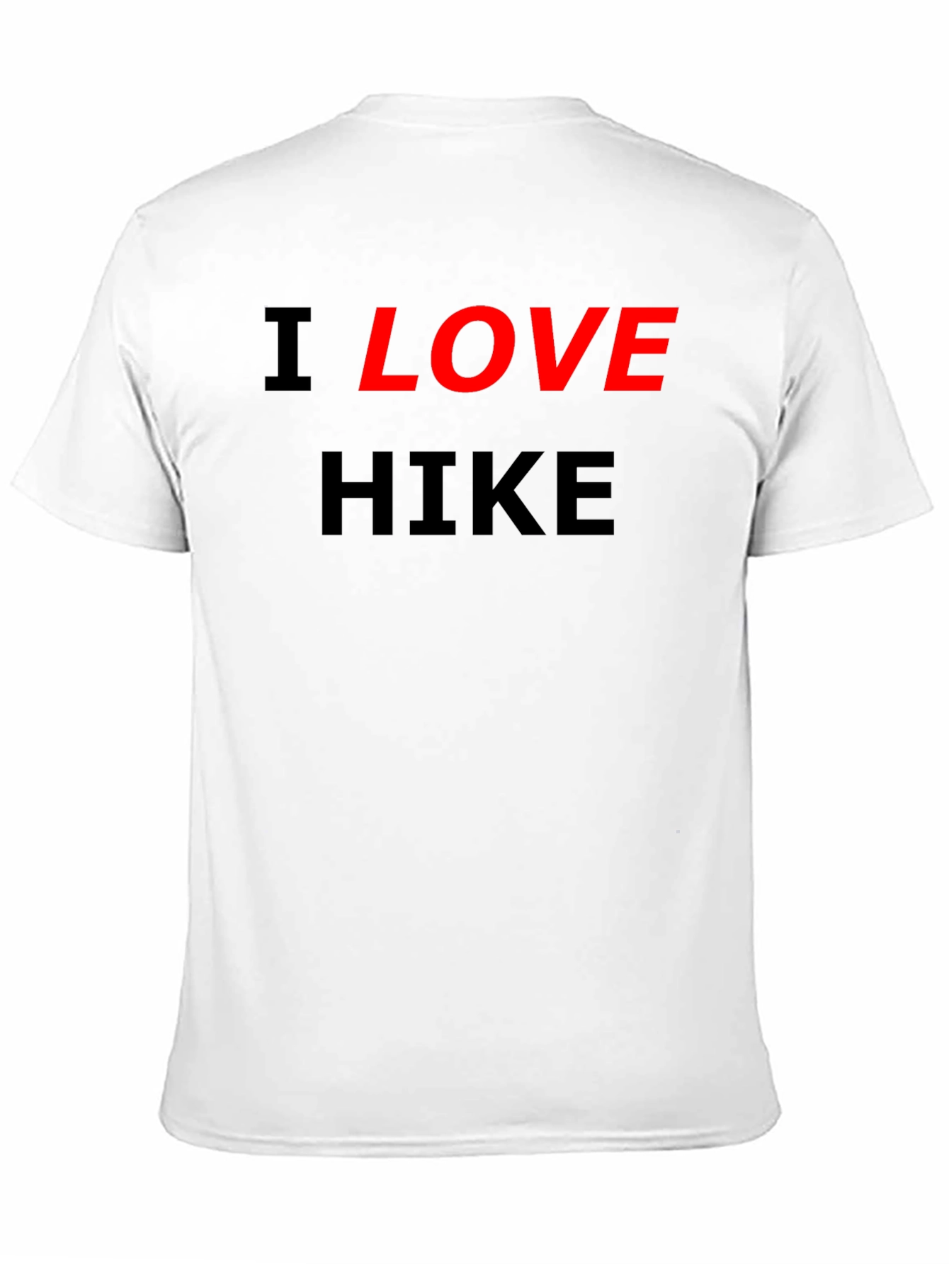 I Love Hike Black T-Shirt
