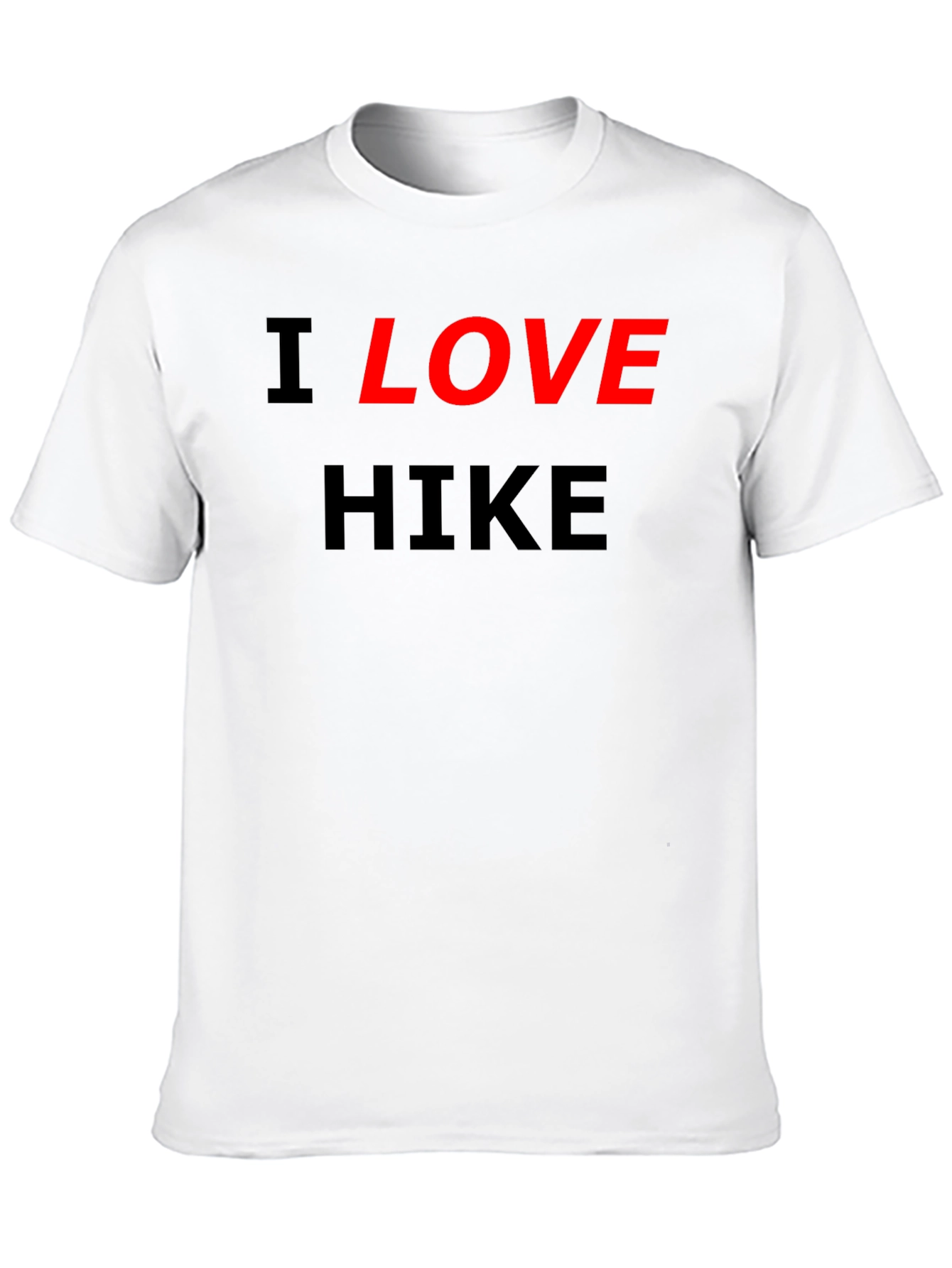 I Love Hike Black T-Shirt
