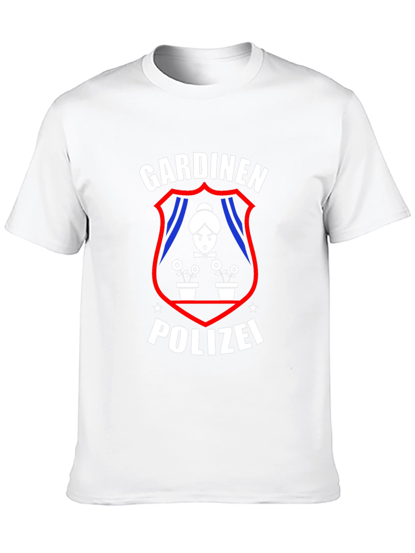 Gardinen Polizei Black T-Shirt - Funny Graphic Tee