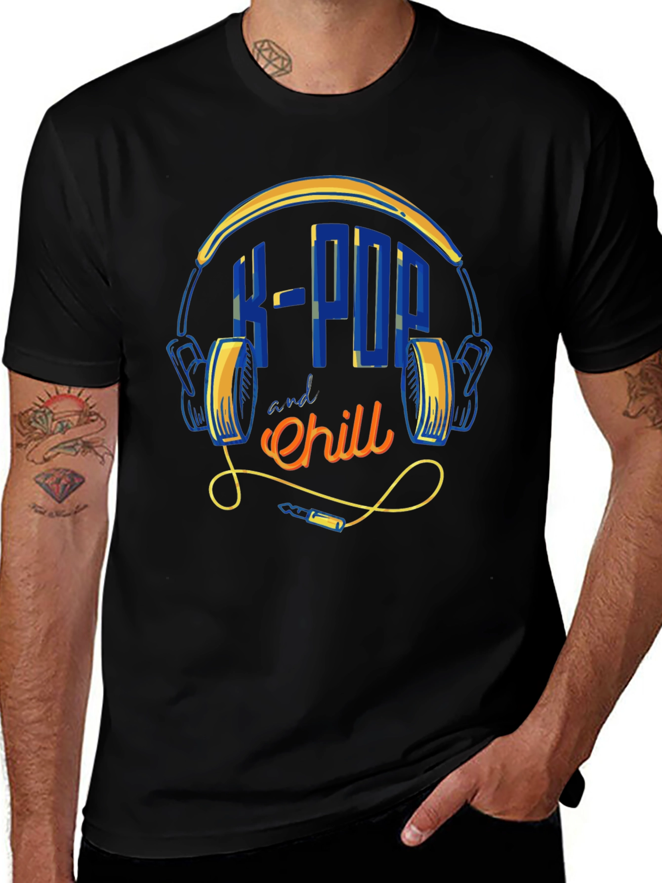 K-Pop and Chill Graphic Tee