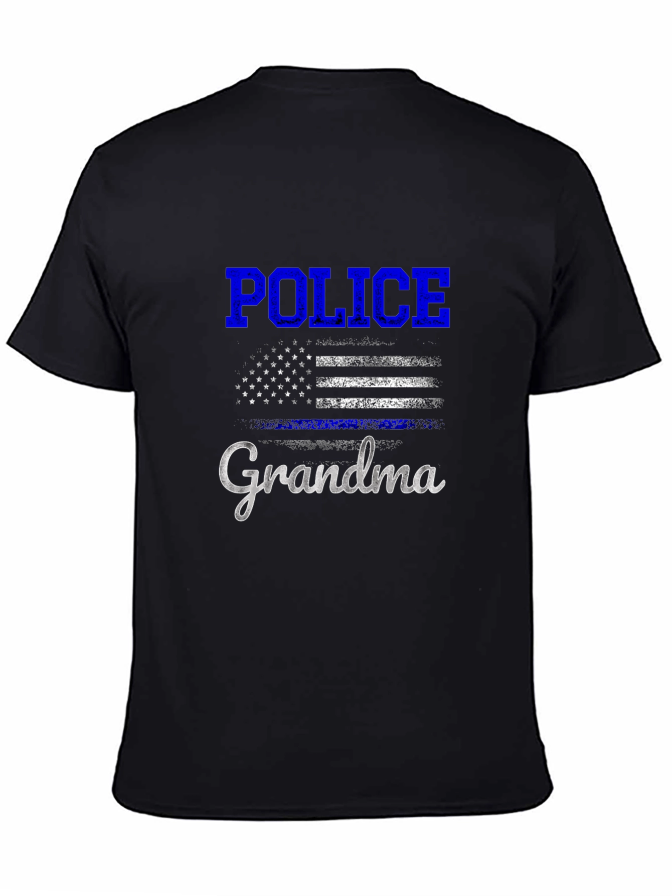 Police Grandma T-Shirt - Thin Blue Line