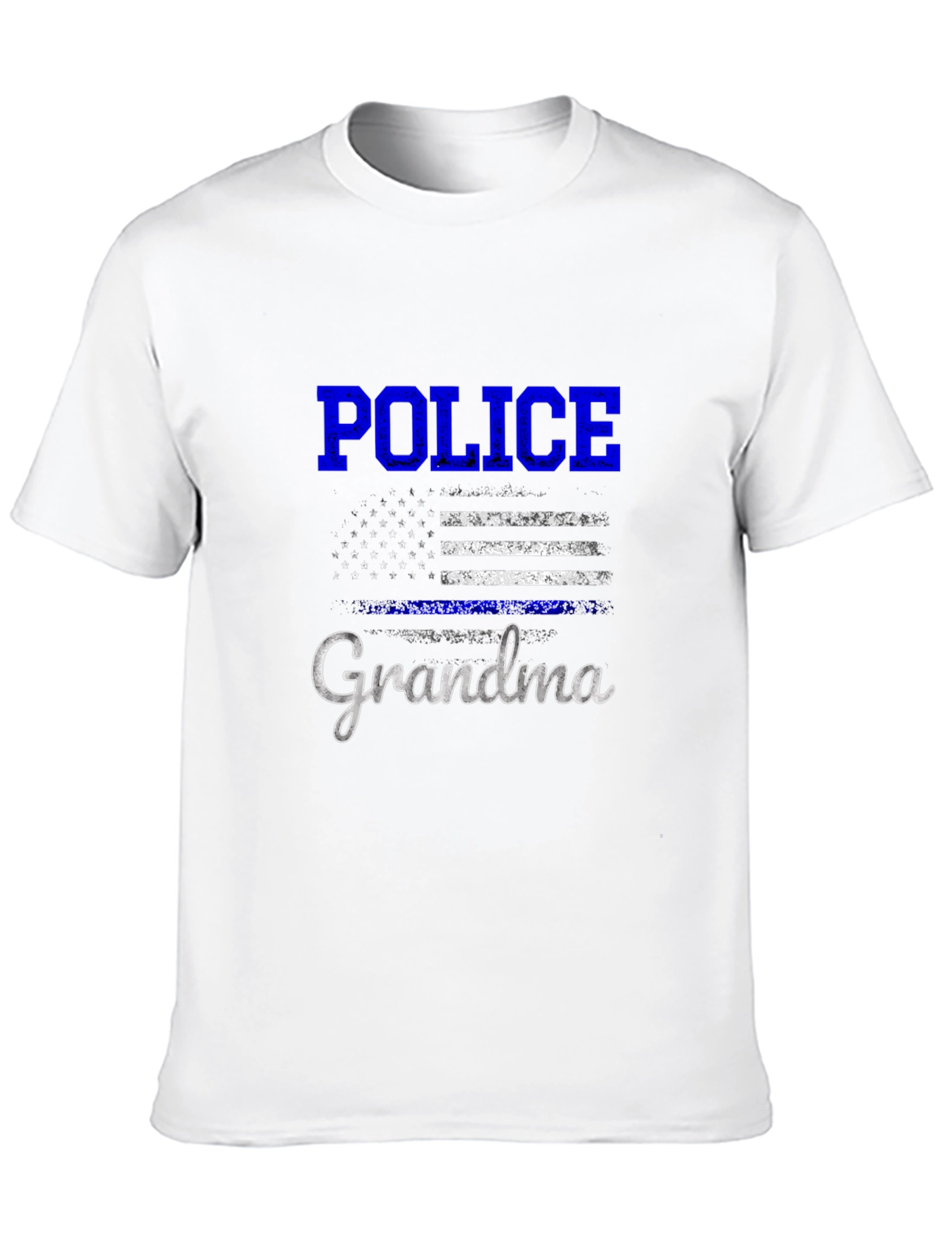 Police Grandma T-Shirt - Thin Blue Line