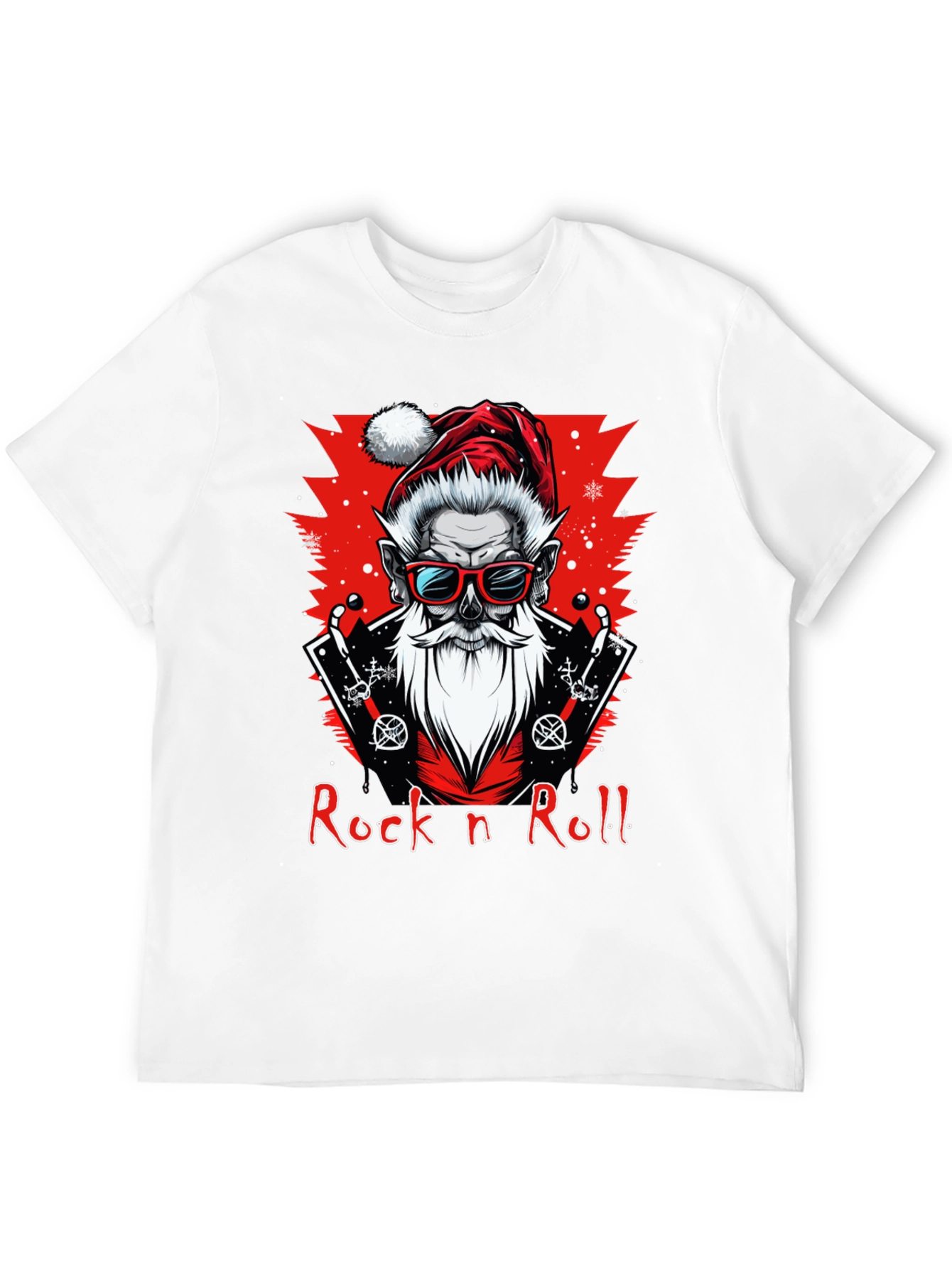Rock n Roll Santa Graphic Tee