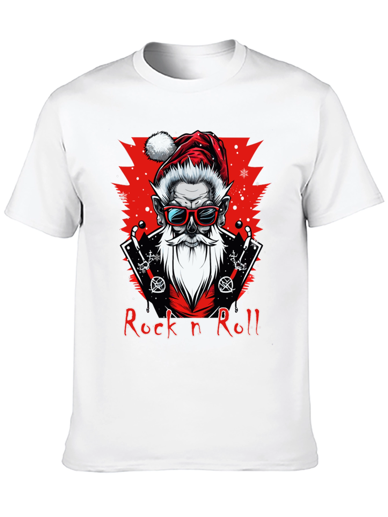 Rock n Roll Santa Graphic Tee