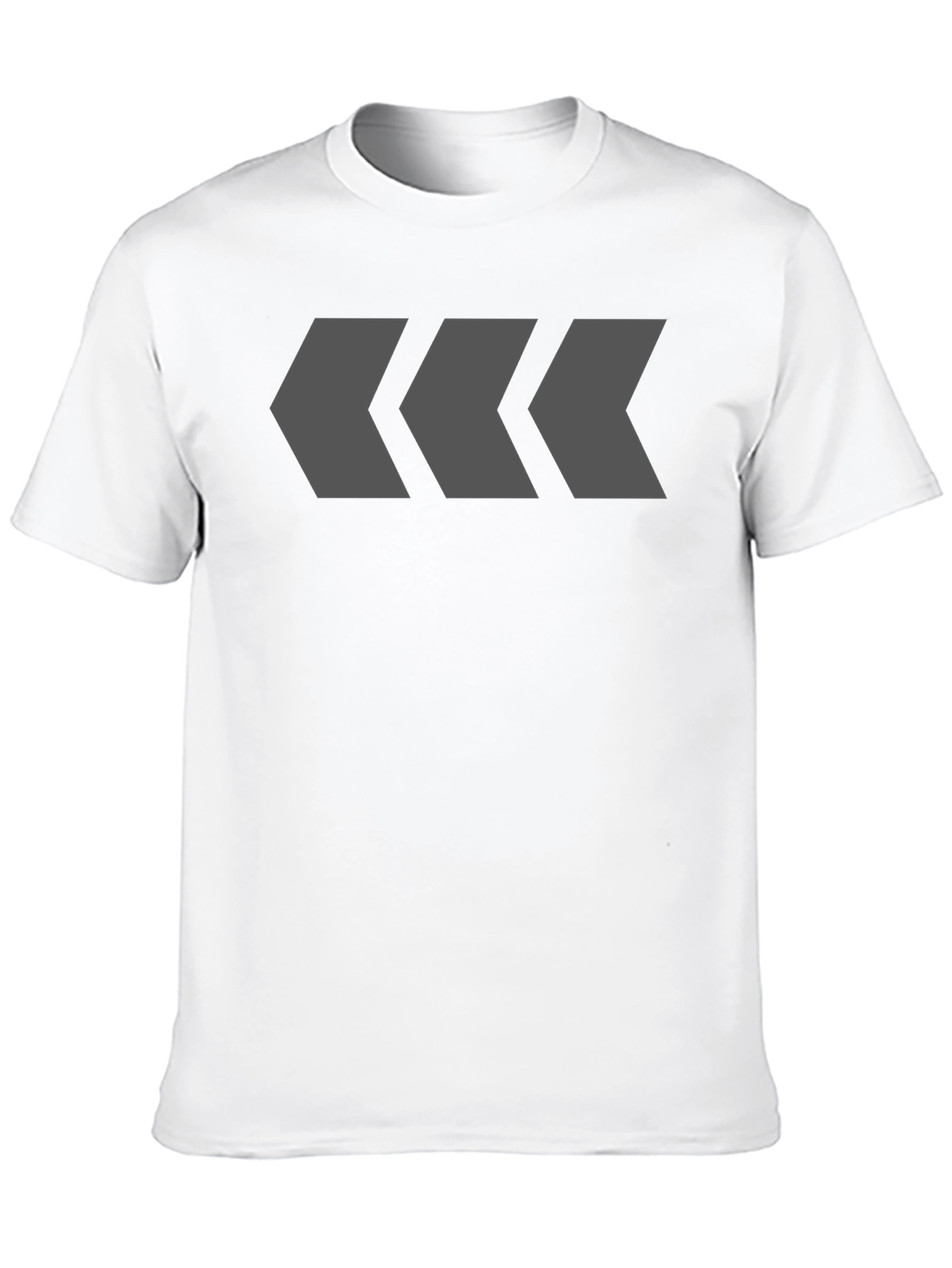 Modern Arrow Graphic Tee - Black Cotton Blend