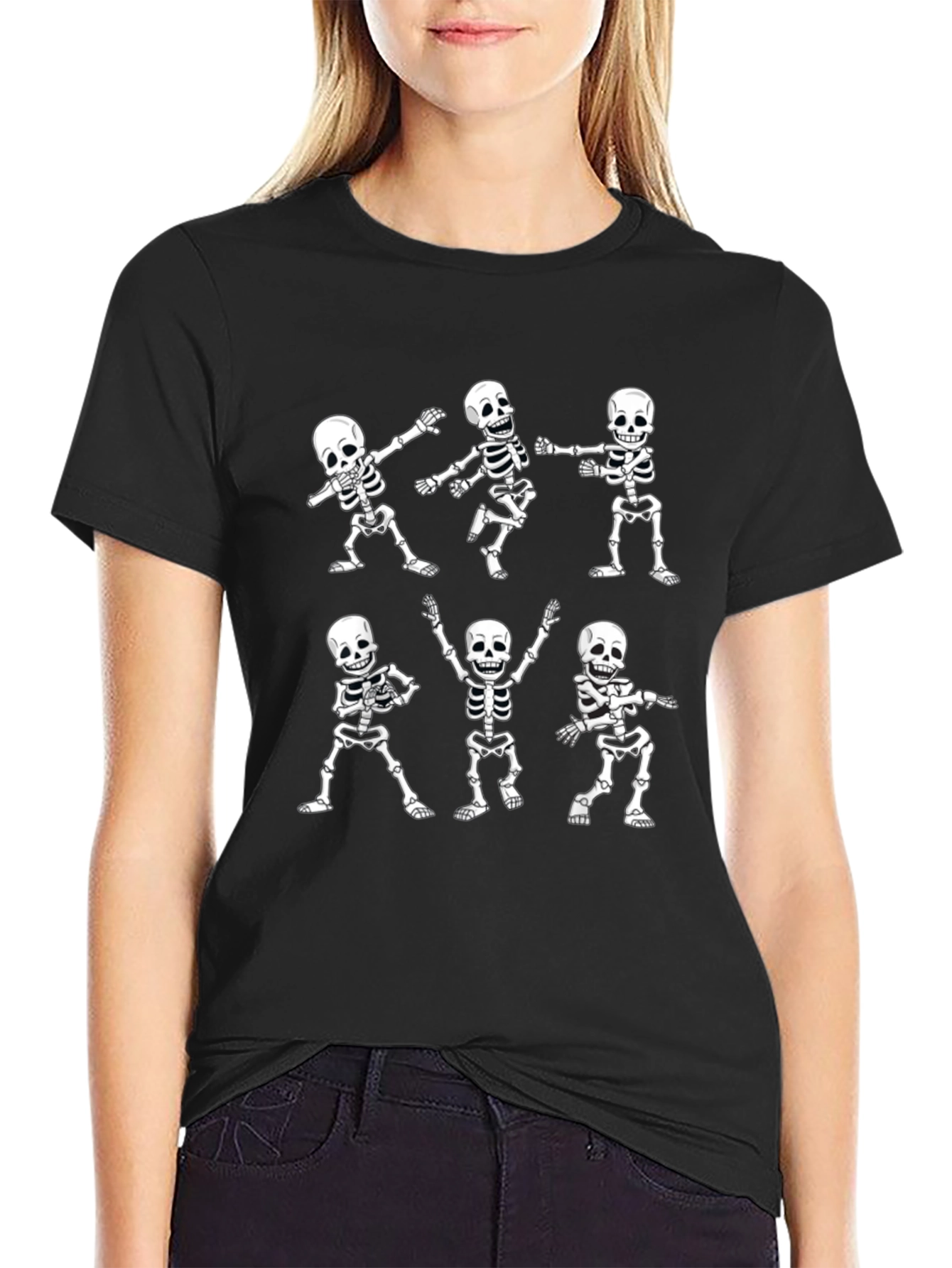 Dancing Skeletons Graphic T-Shirt