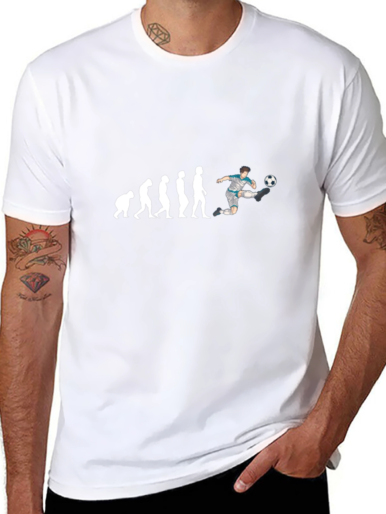 Soccer Evolution Graphic T-Shirt