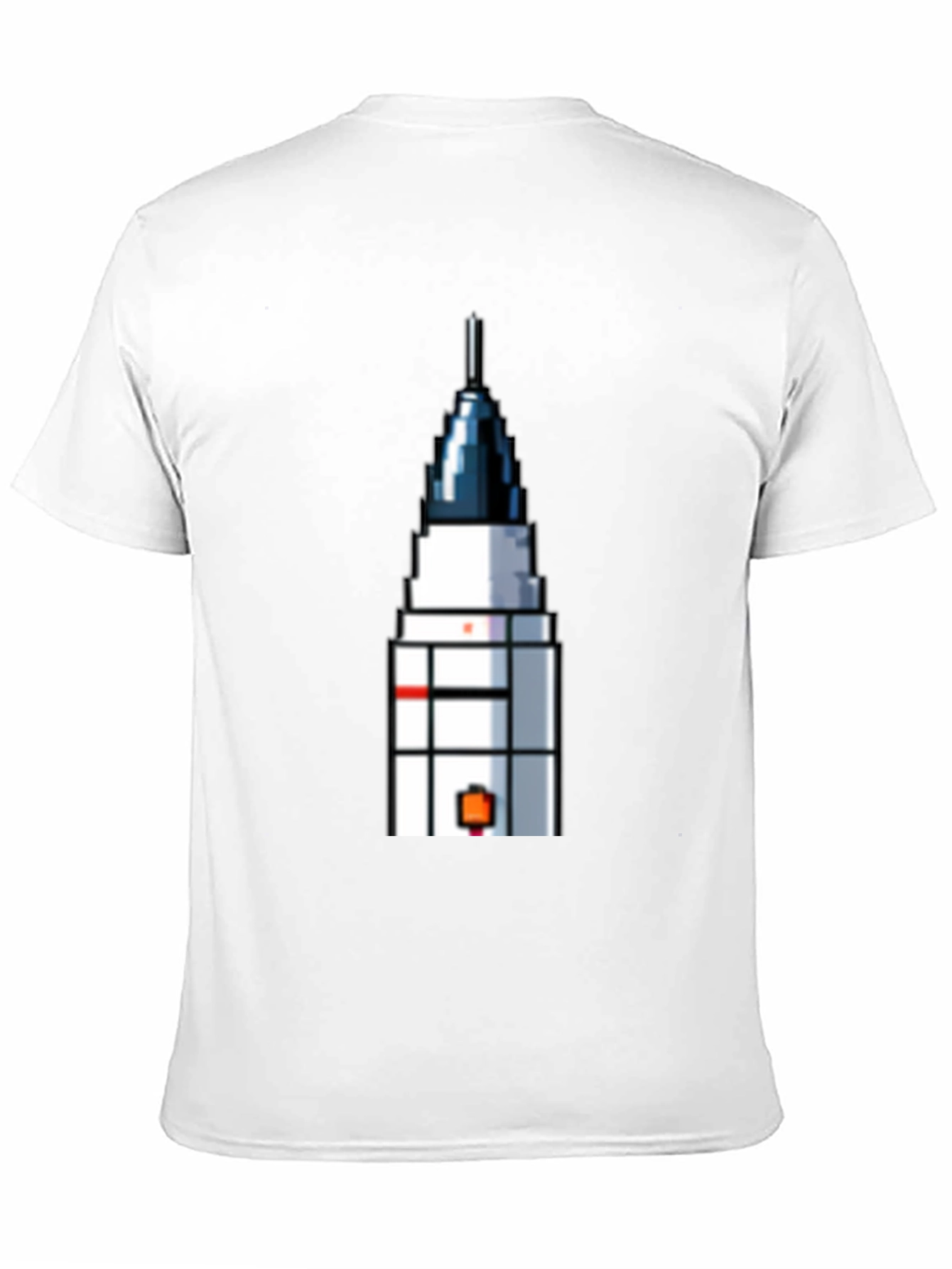Pixel Art Rocket T-Shirt - Retro Space Fan Tee