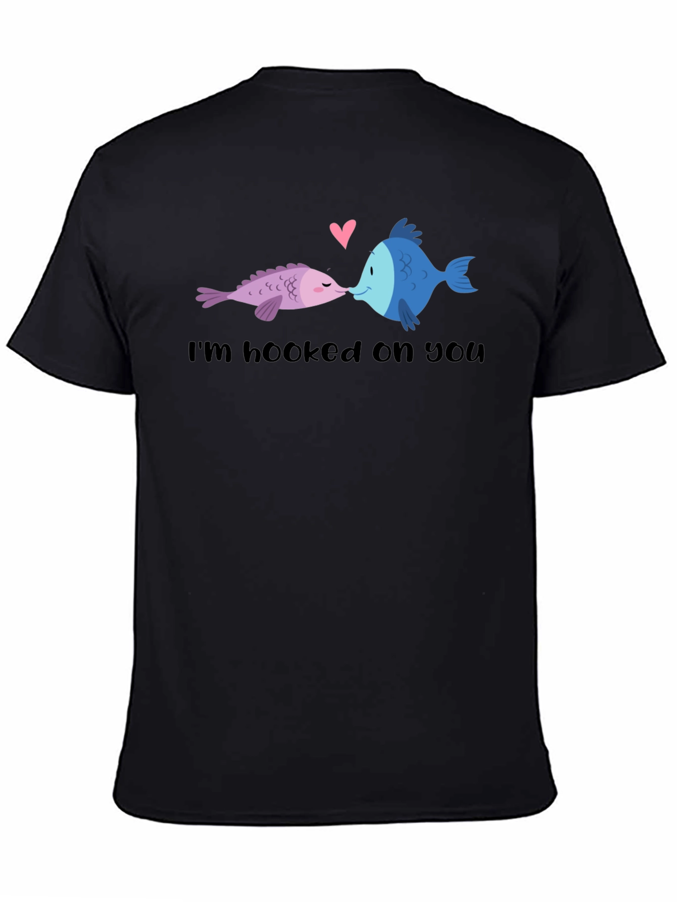 Hooked on You Fish Graphic T-Shirt