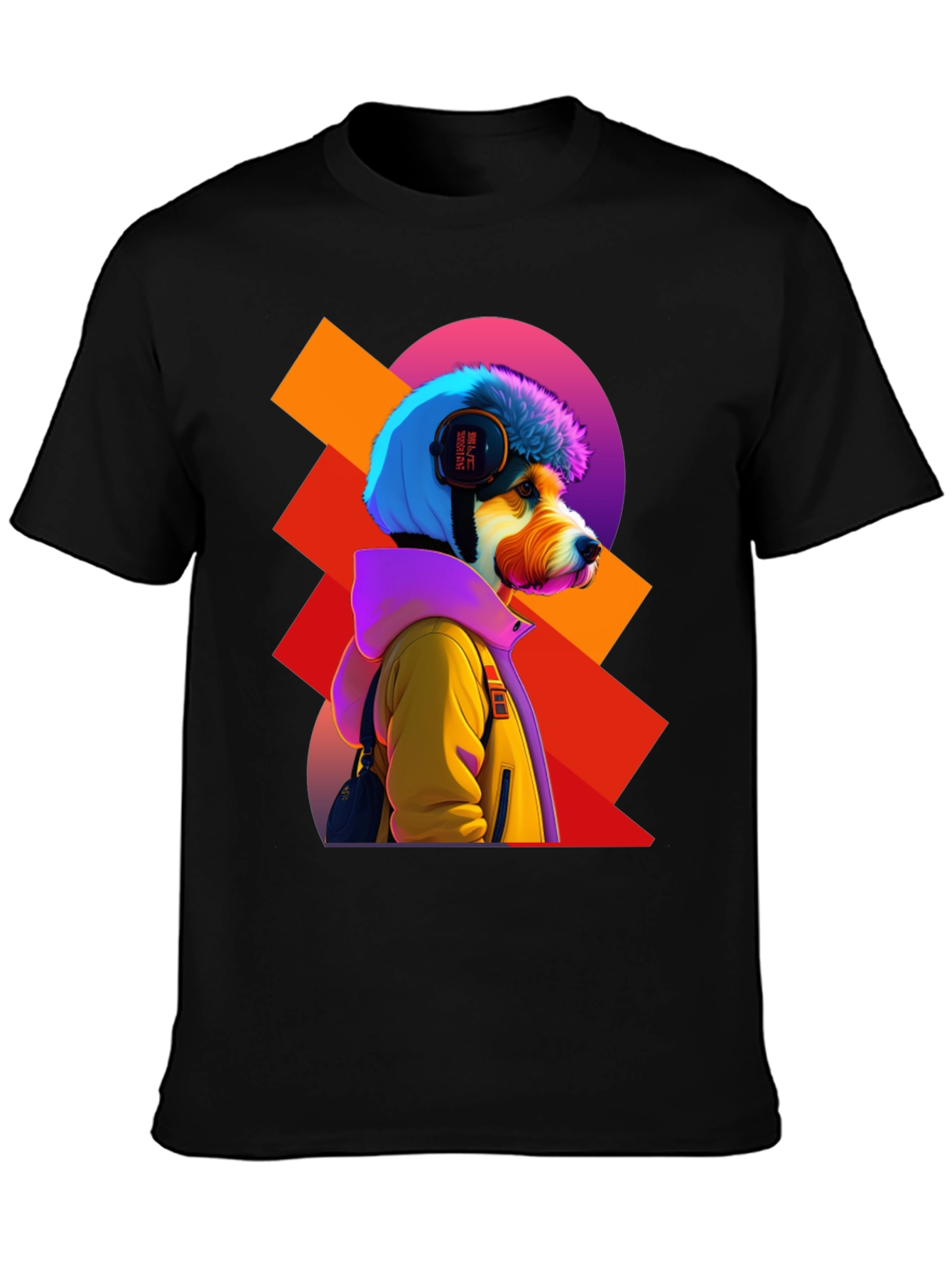 Cool Dog Tee: Retro Graphic Print