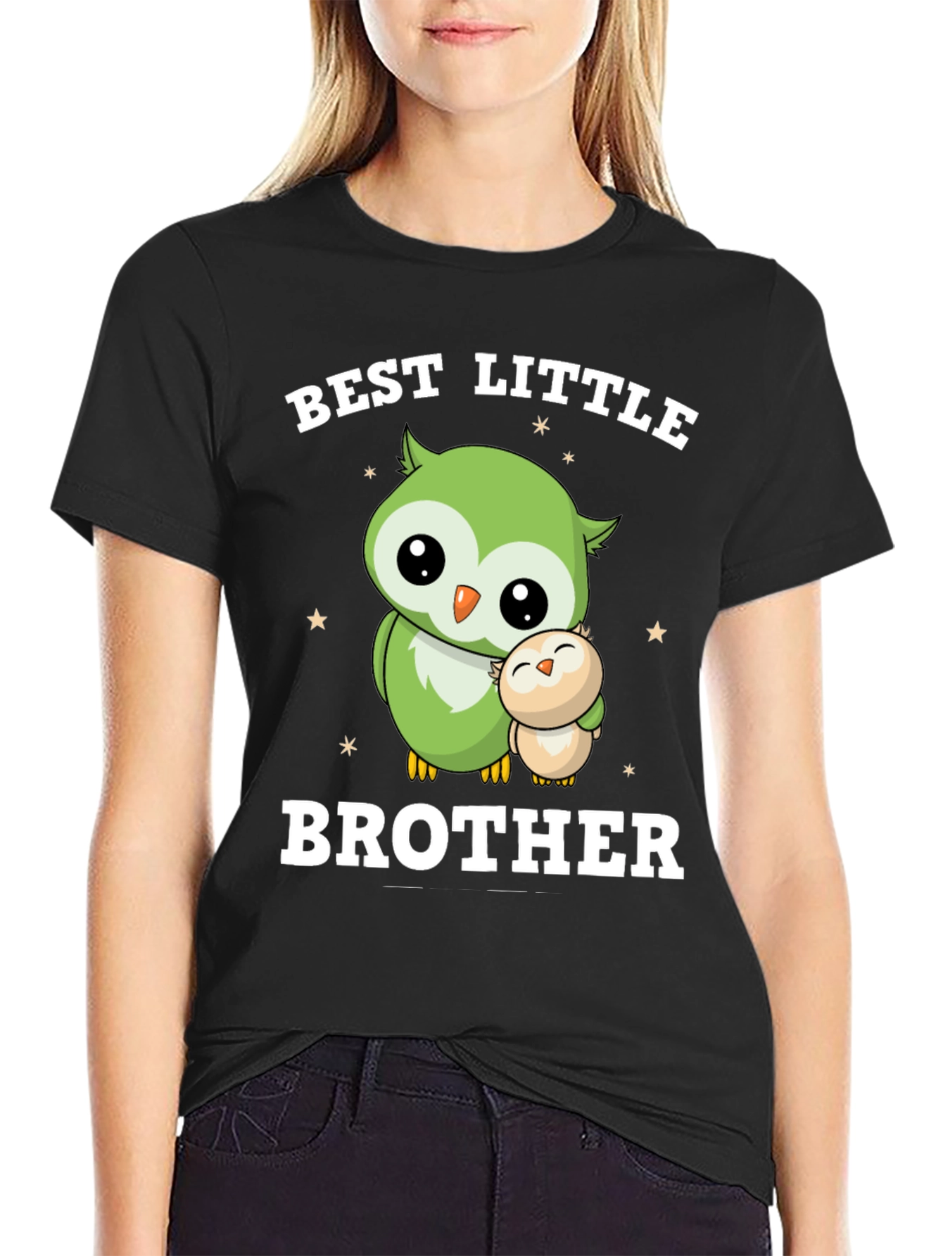 Best Little Brother Owl T-Shirt