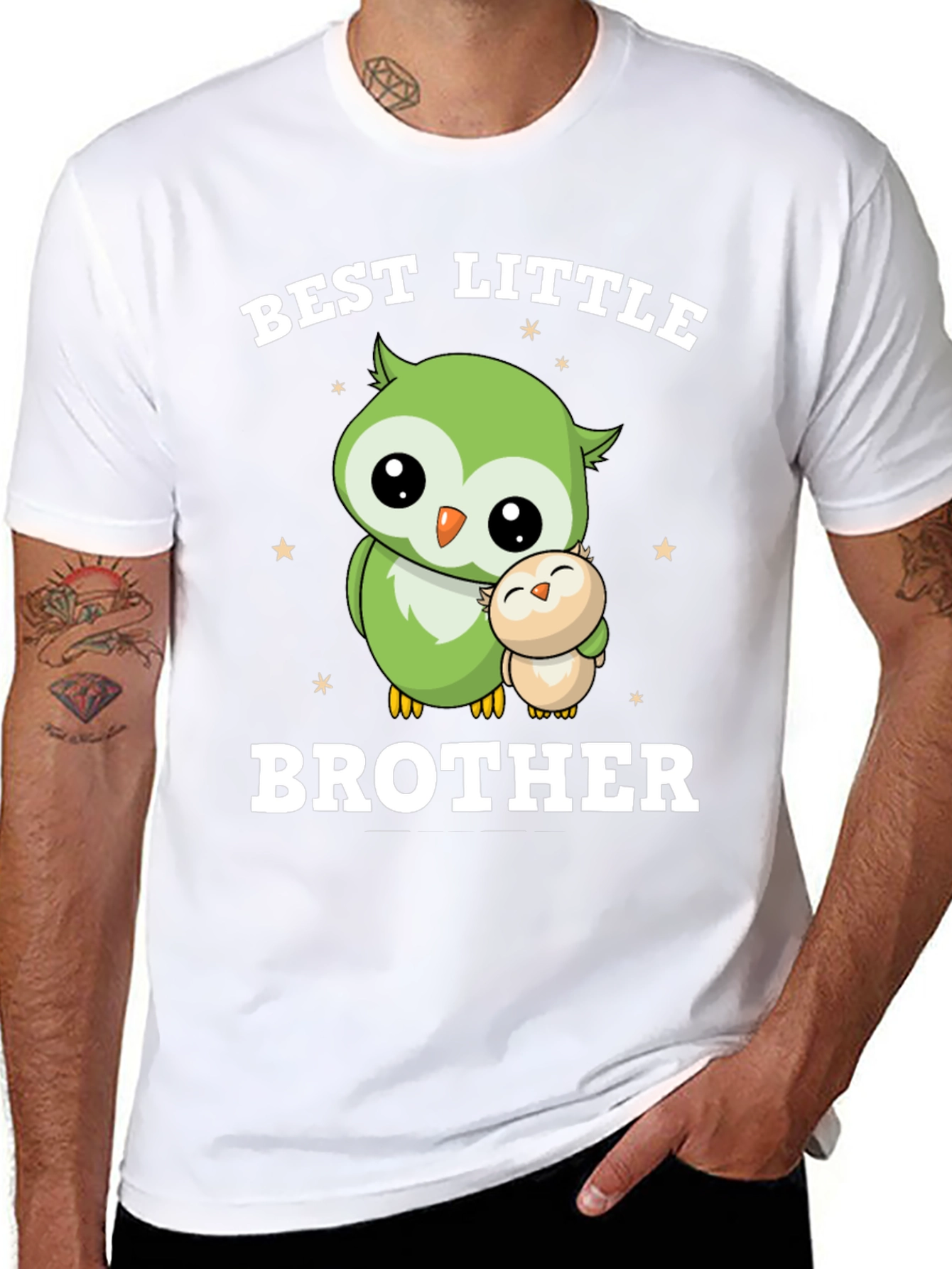Best Little Brother Owl T-Shirt