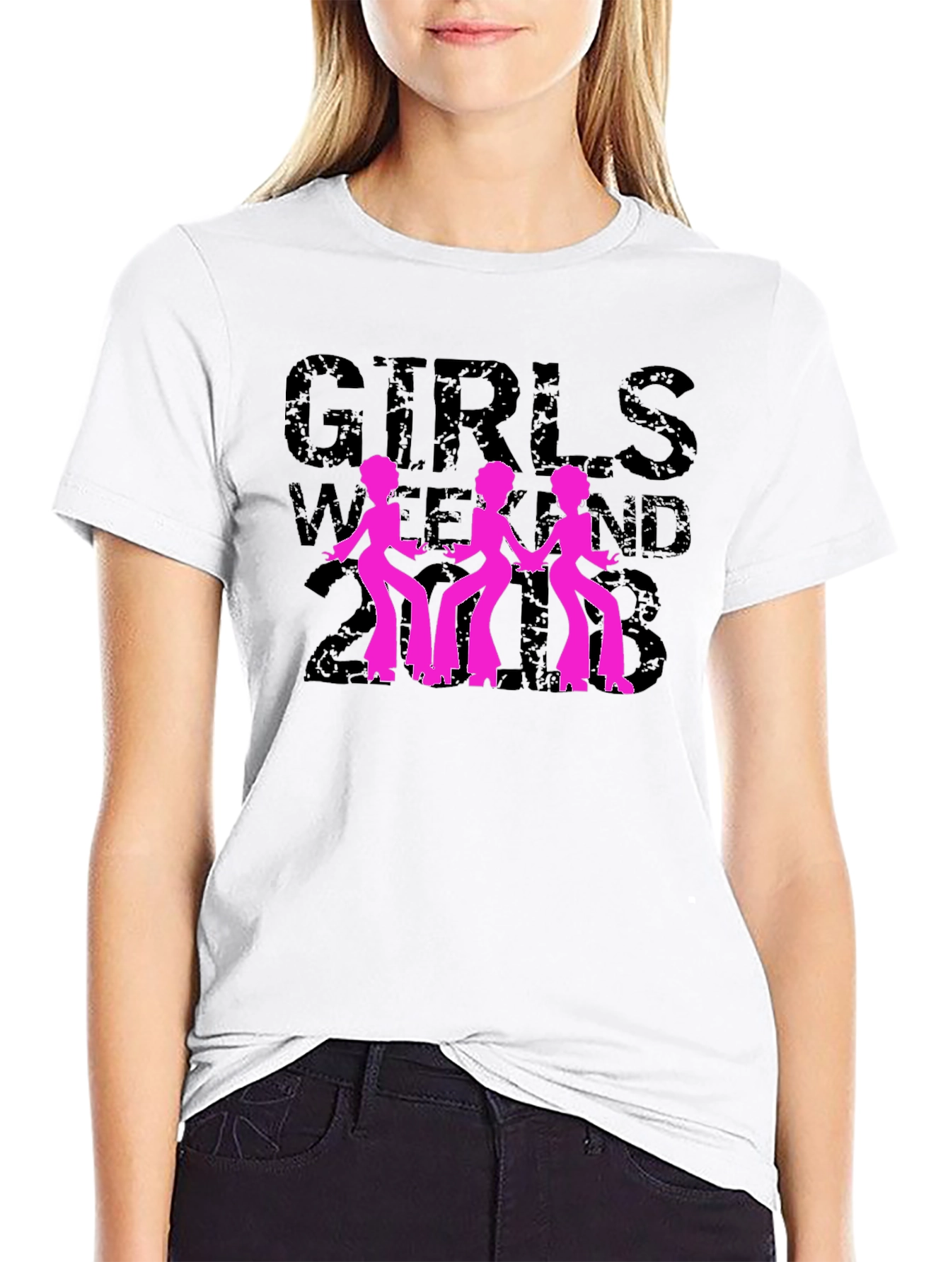 Girls Weekend 2018 Black Graphic T-Shirt