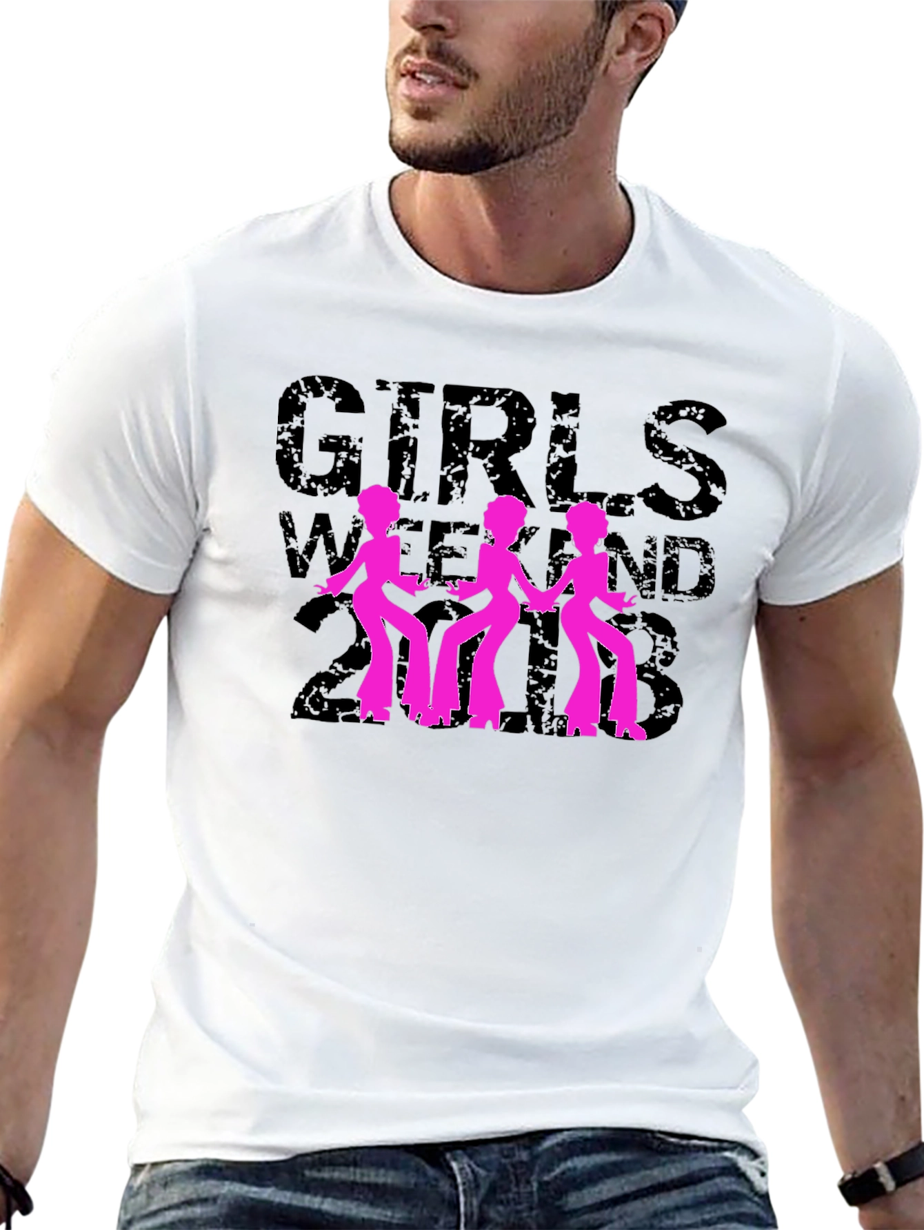 Girls Weekend 2018 Black Graphic T-Shirt