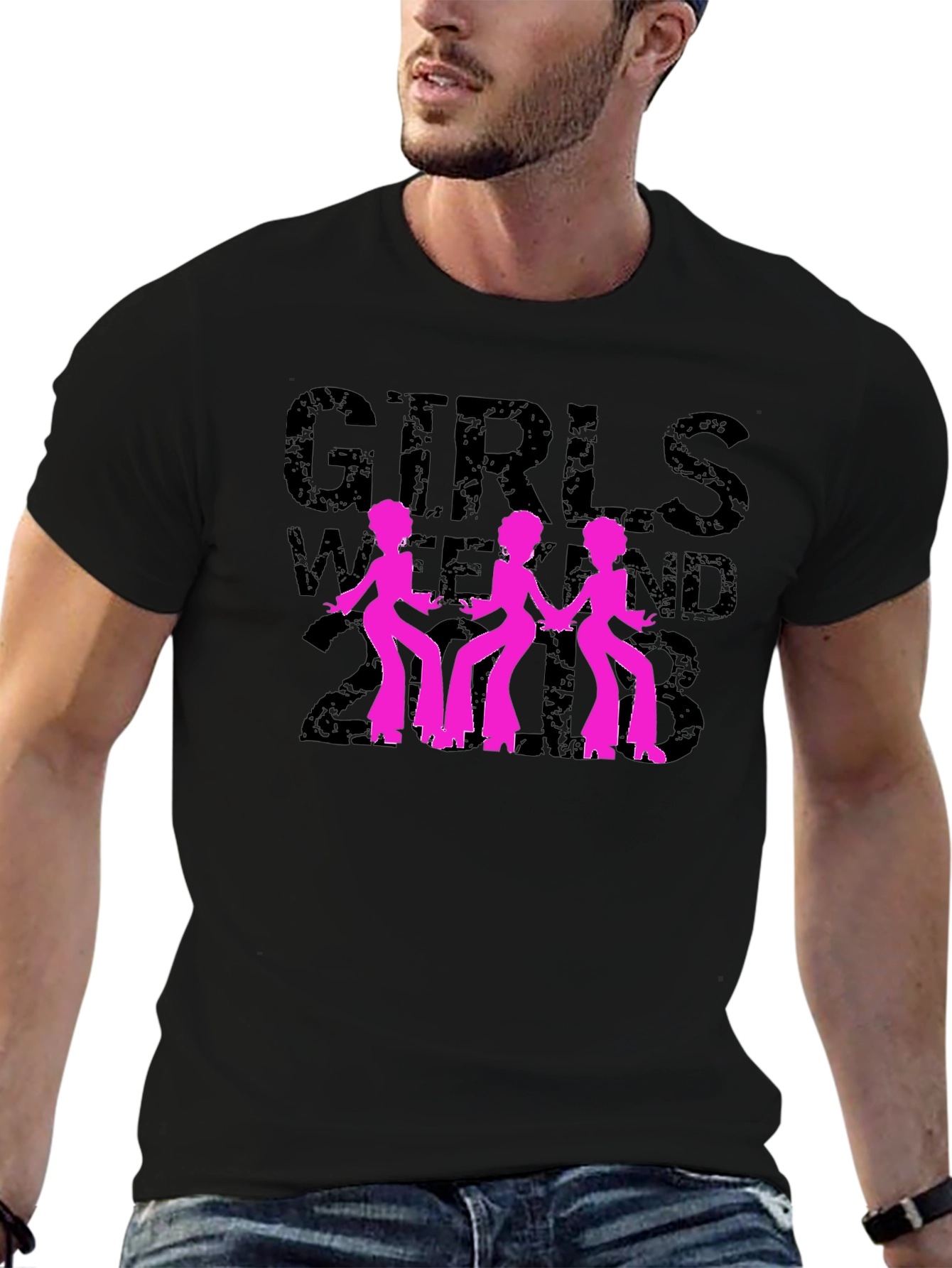 Girls Weekend 2018 Black Graphic T-Shirt