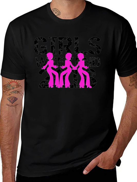 Girls Weekend 2018 Black Graphic T-Shirt