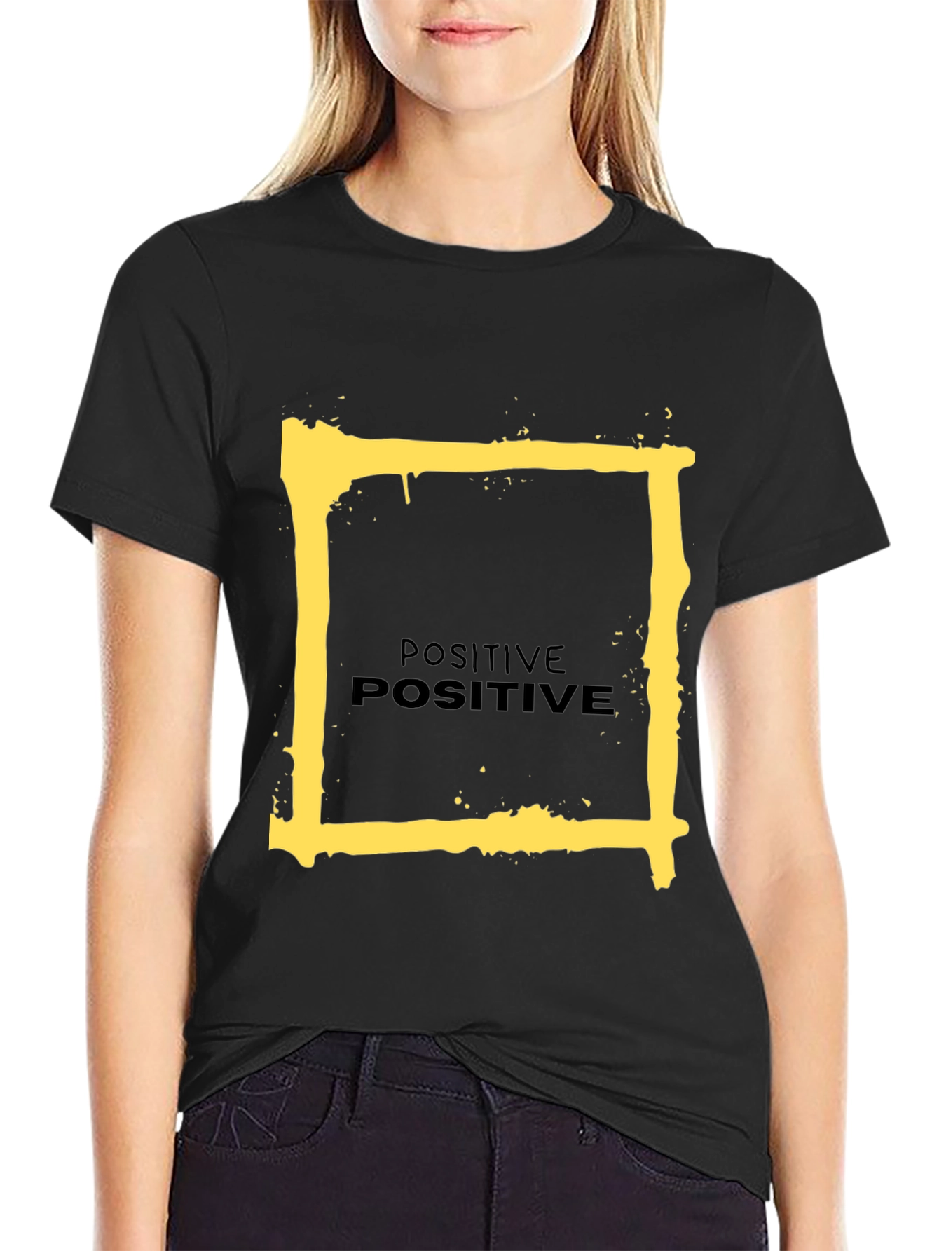 Positive Graphic Tee - Trendy & Stylish