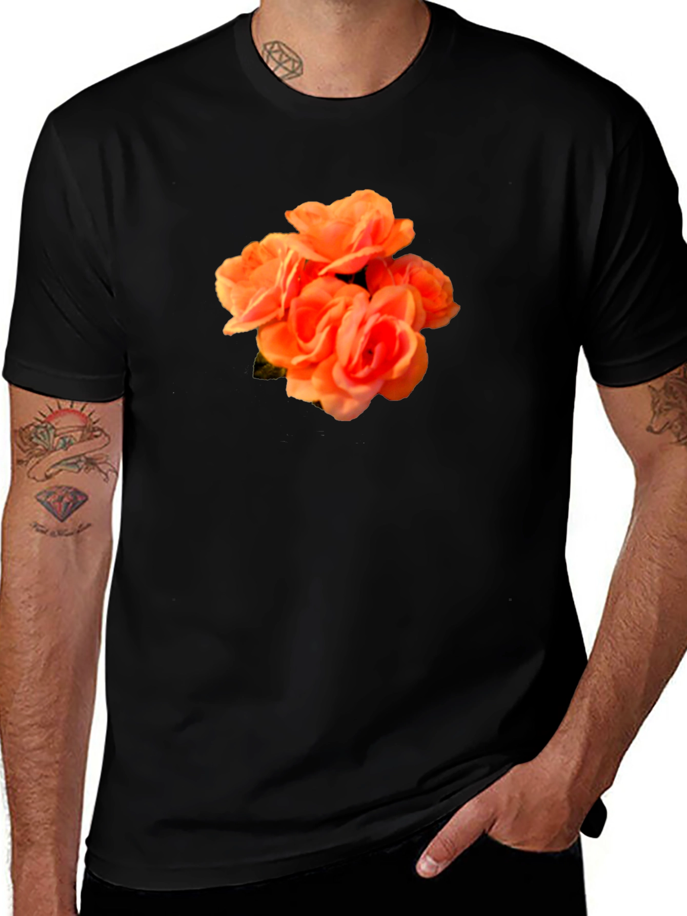 Floral Print Tee - Stylish Comfort