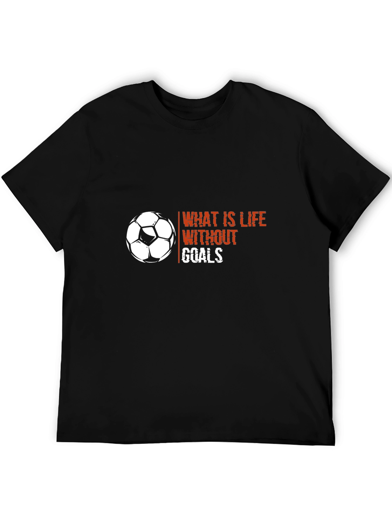 Soccer Life Goals T-Shirt - Black