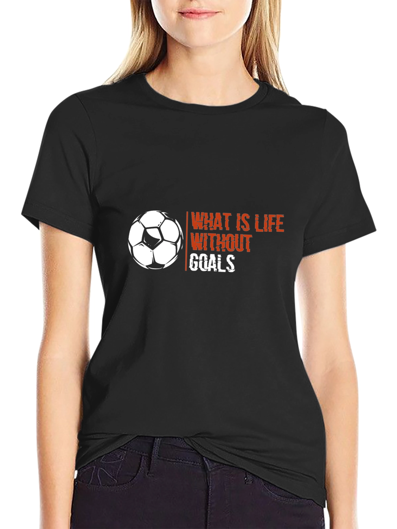 Soccer Life Goals T-Shirt - Black