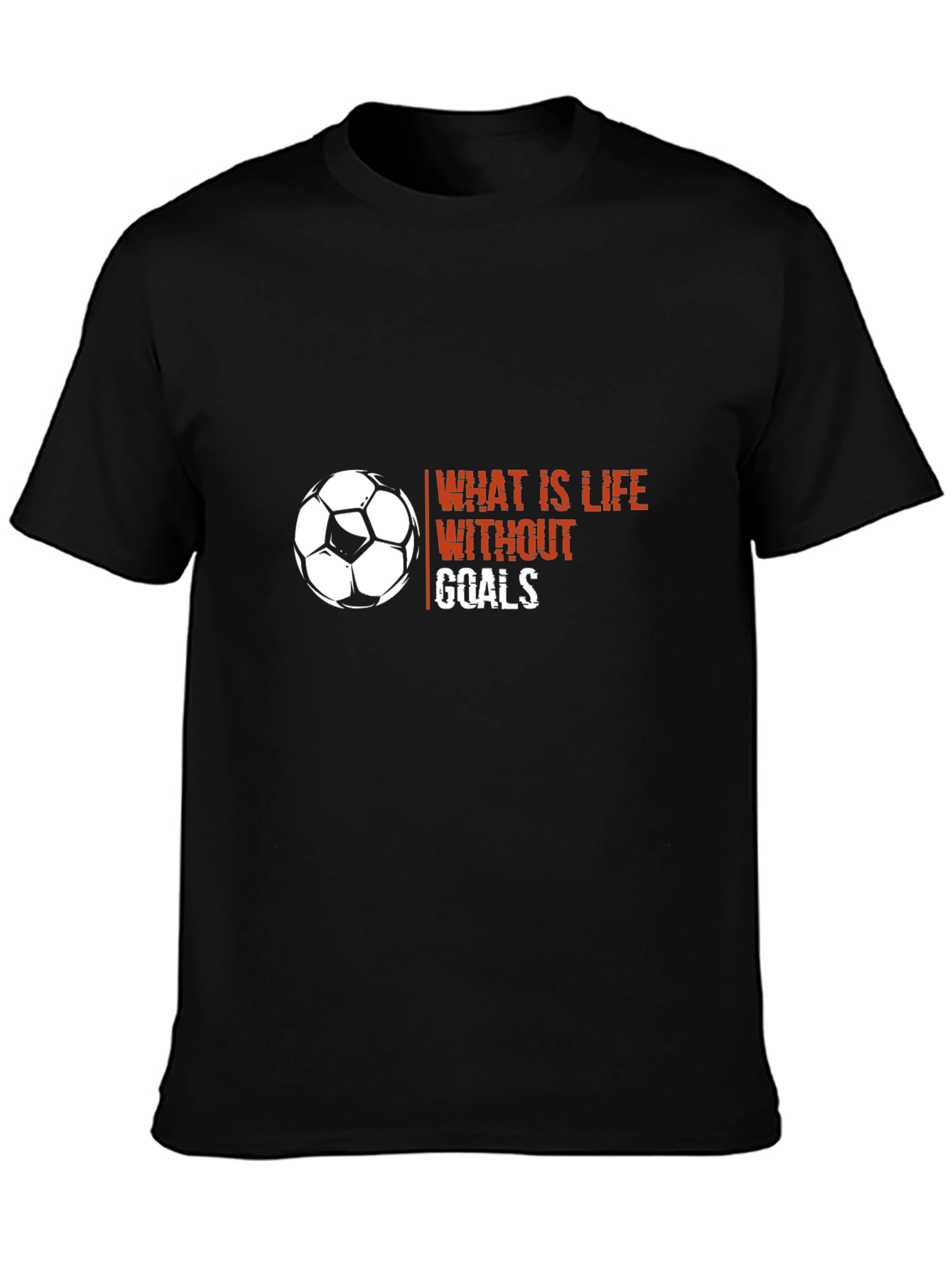 Soccer Life Goals T-Shirt - Black