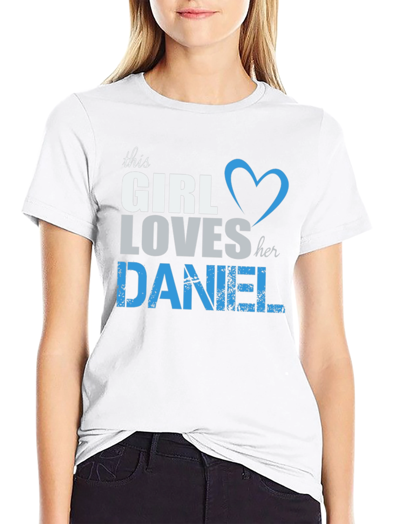 This Girl Loves Her Daniel T-Shirt