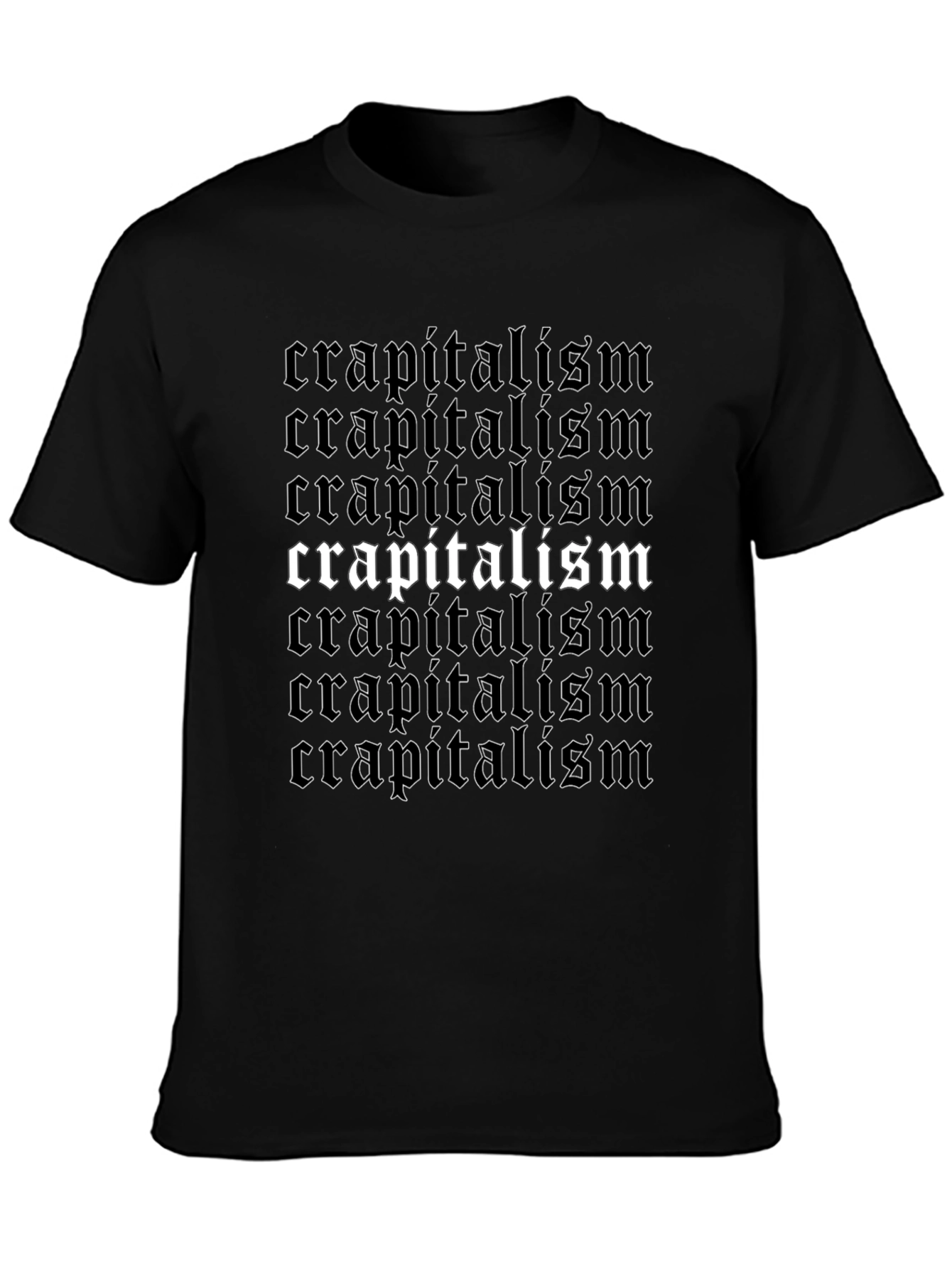 Crapitalism T-Shirt - Bold Statement Tee