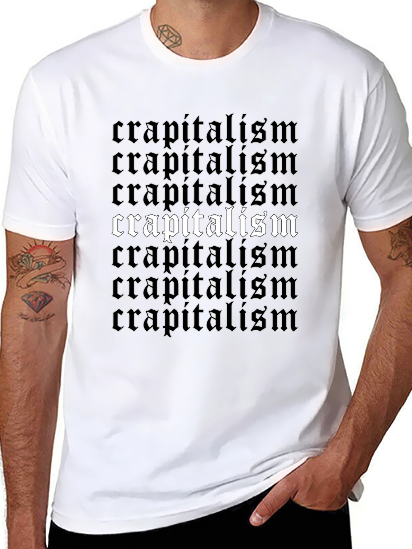 Crapitalism T-Shirt - Bold Statement Tee