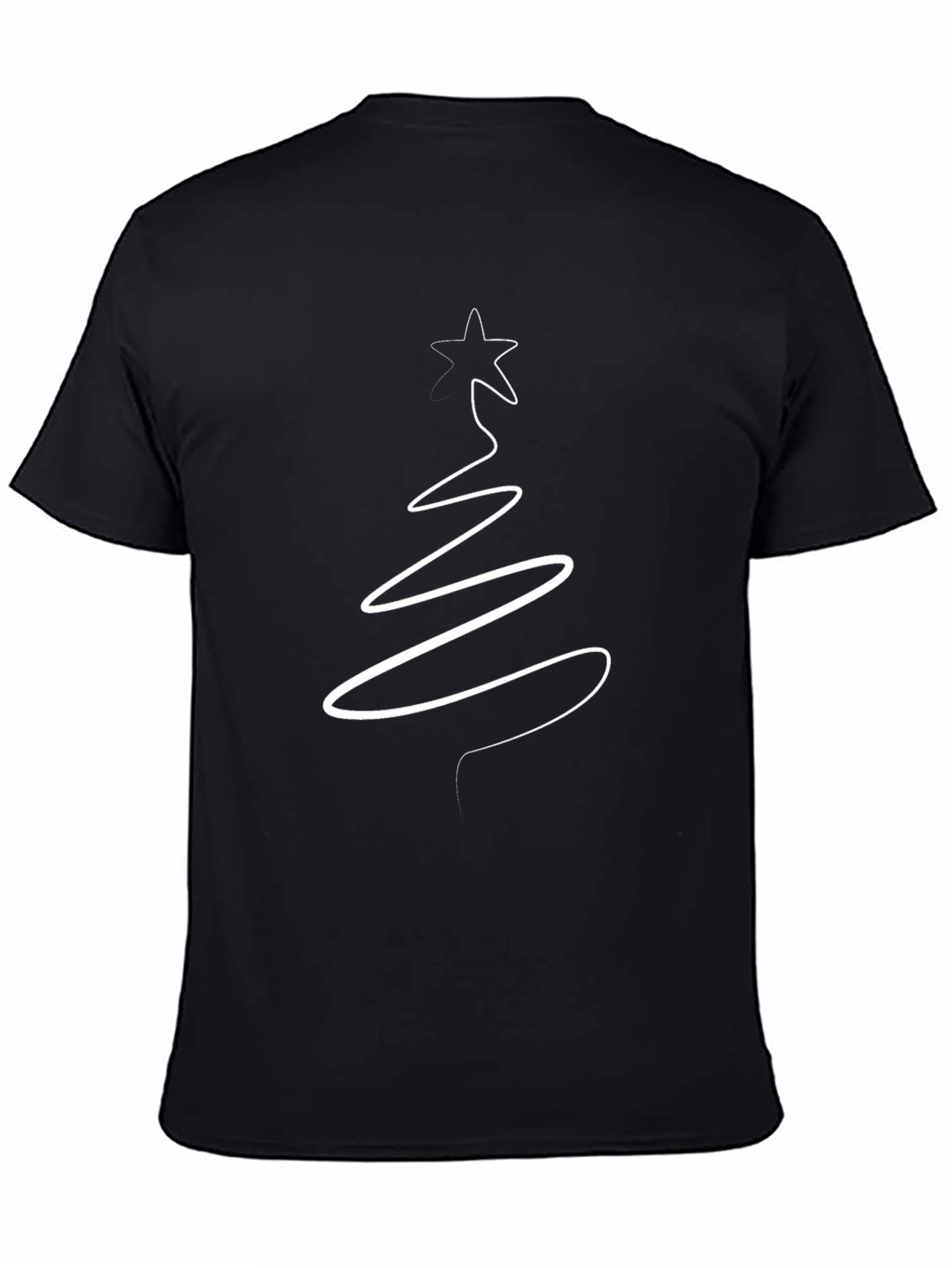 Minimalist Christmas Tree T-Shirt - Holiday Style