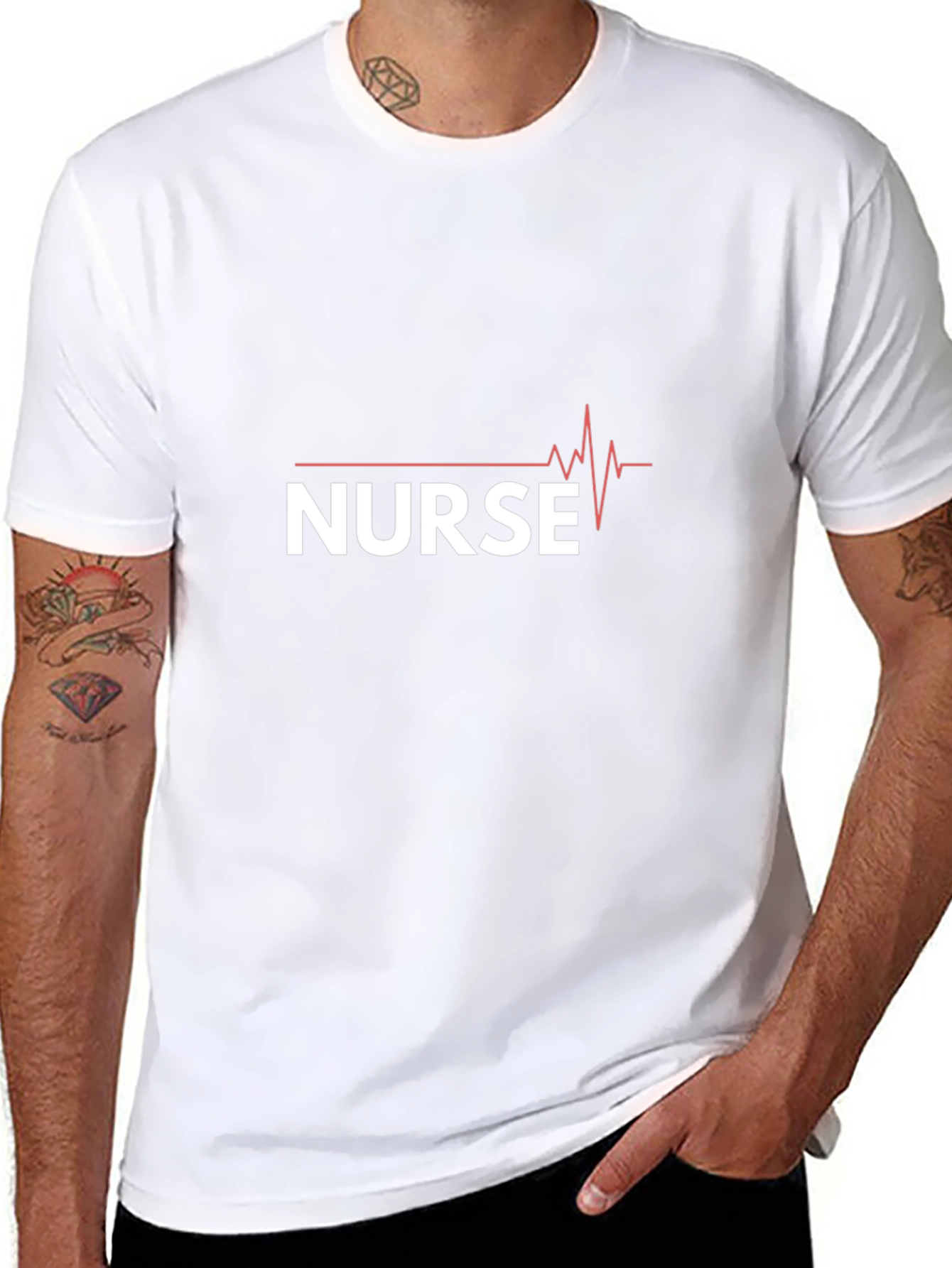 Nurse Heartbeat Graphic Tee