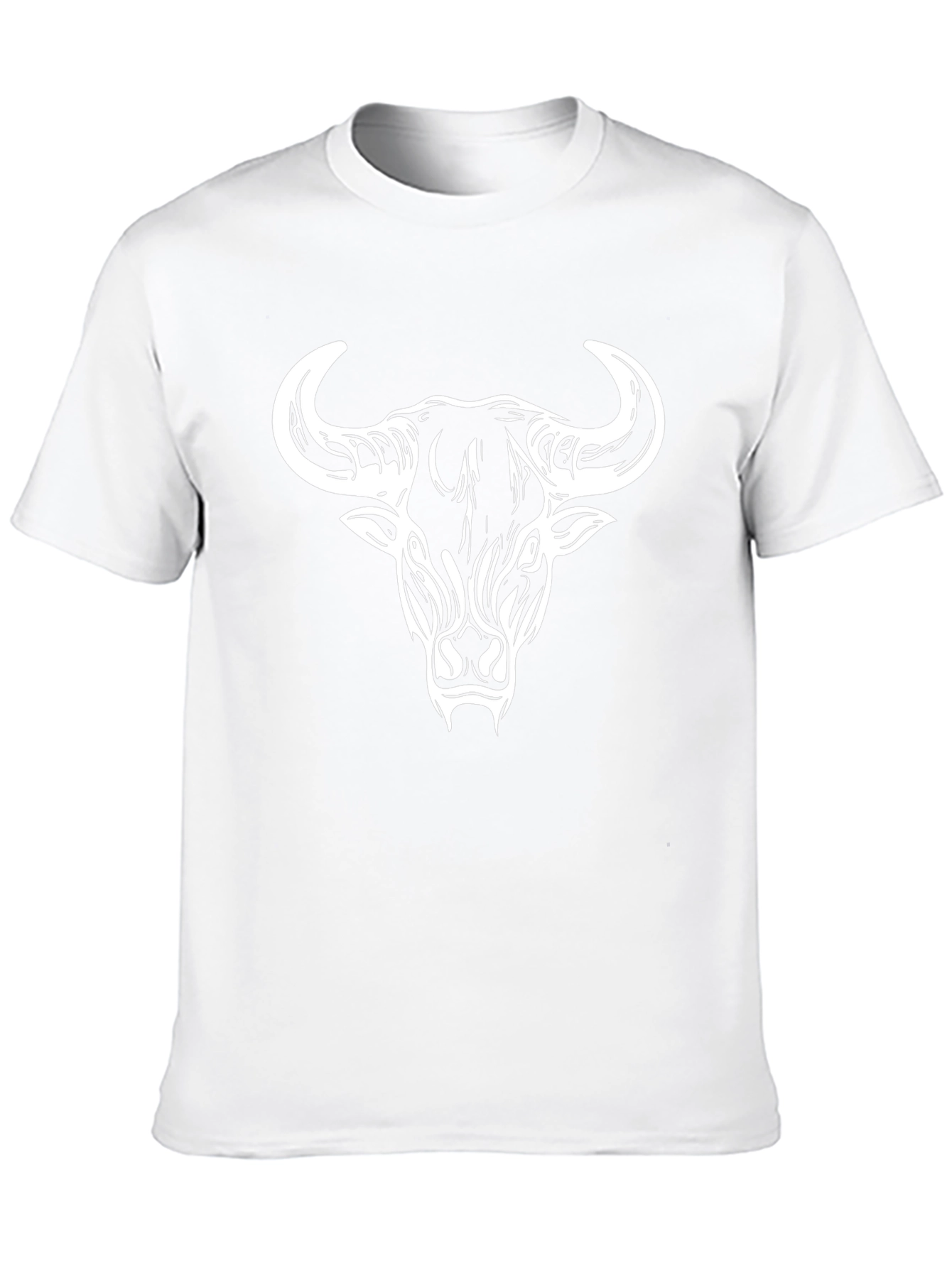 Bull Head Graphic Tee - Bold Black T-Shirt