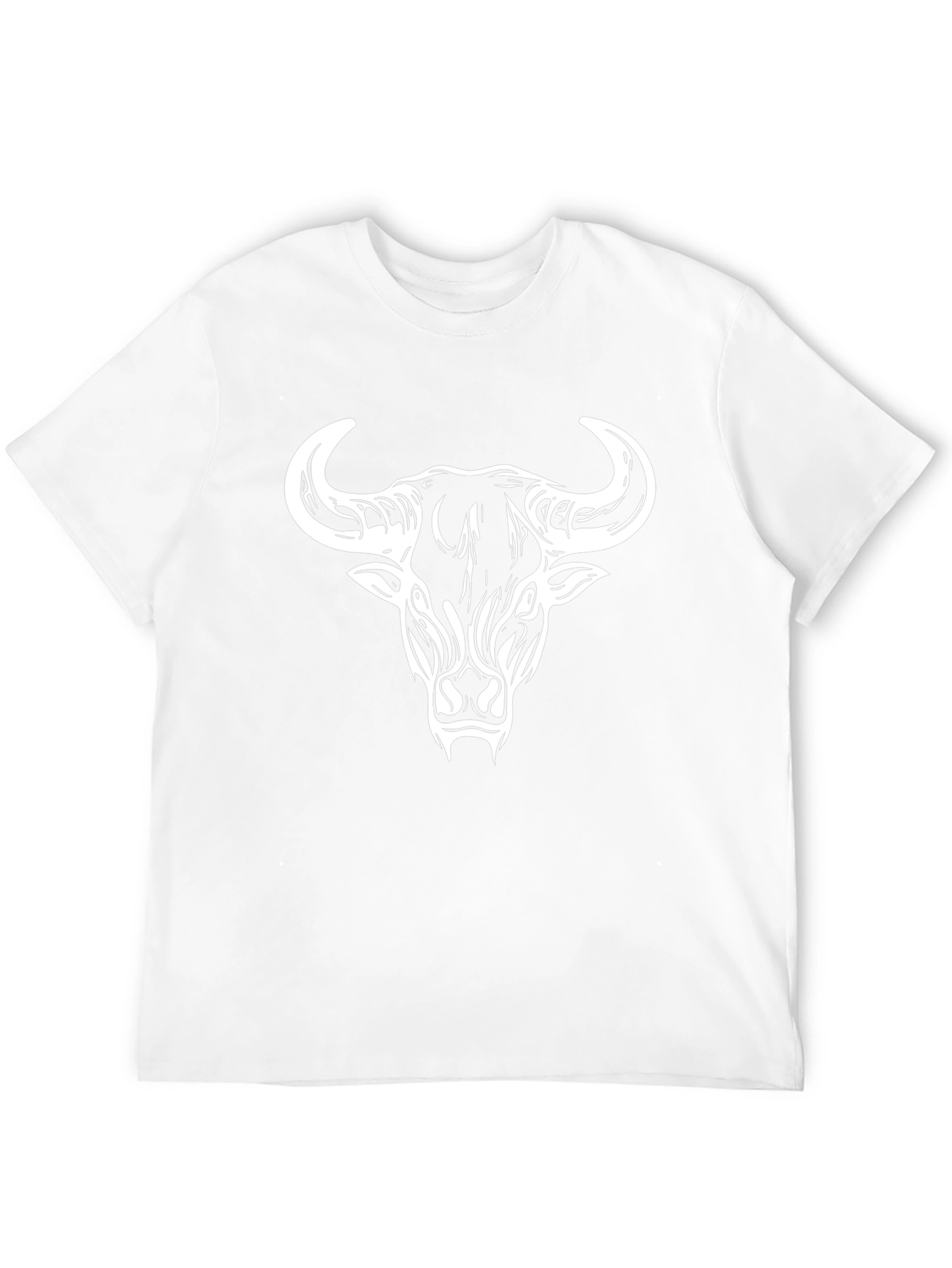 Bull Head Graphic Tee - Bold Black T-Shirt