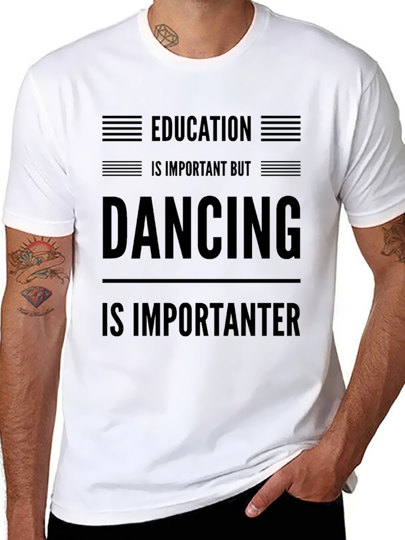 Education Important But Dancing Importanter Tee