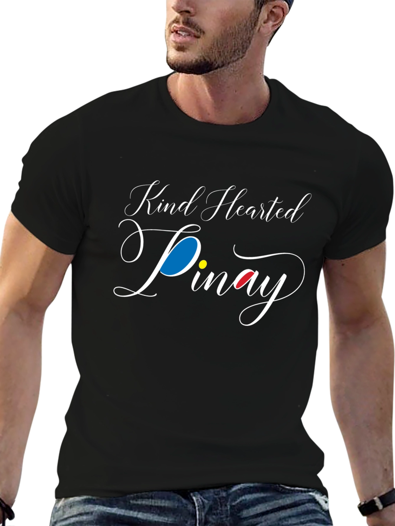 Kind Hearted Pinay Black T-Shirt