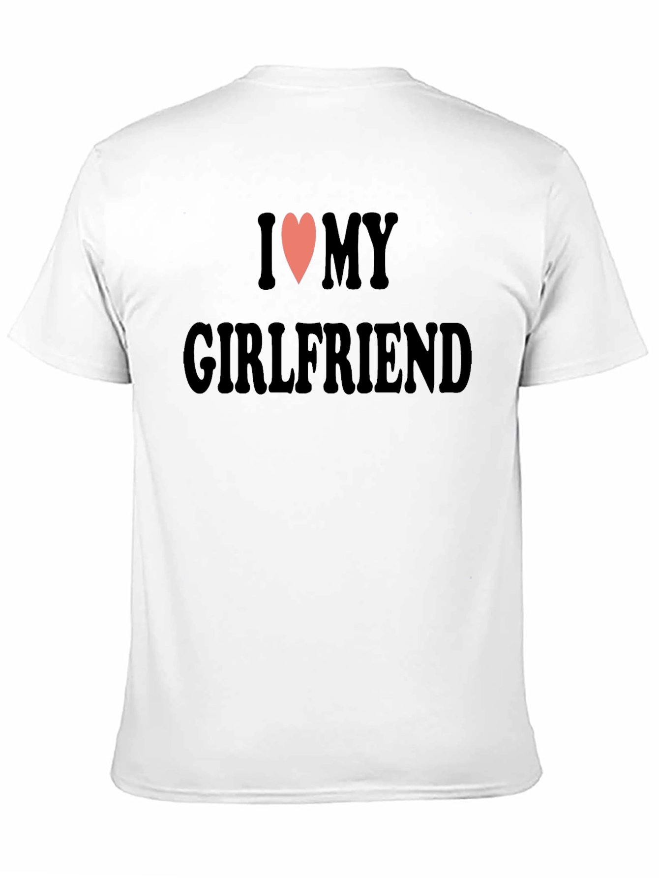 I Heart My Girlfriend Black T-Shirt