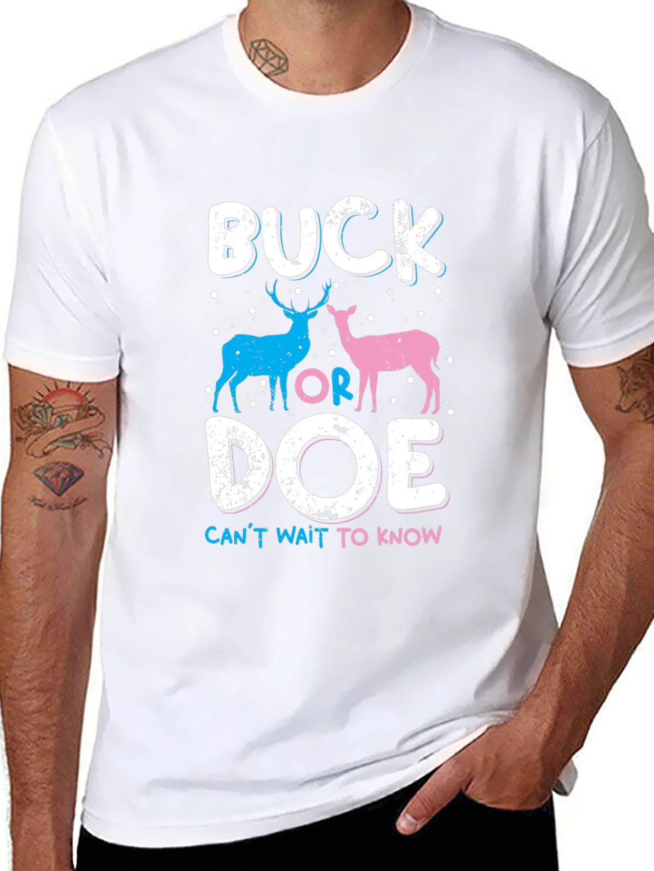 Buck or Doe Gender Reveal T-Shirt