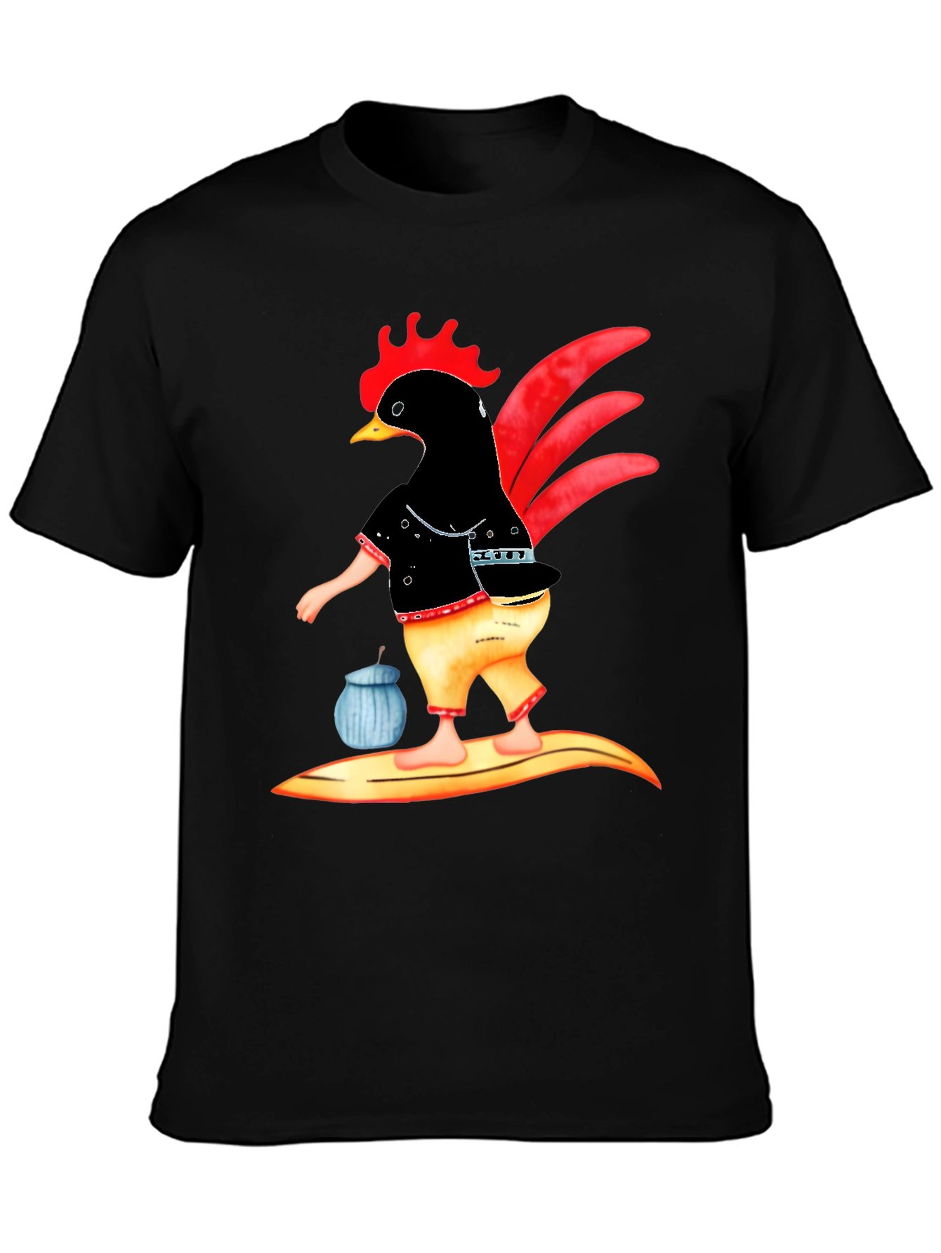 Cool Chicken Surfer T-Shirt