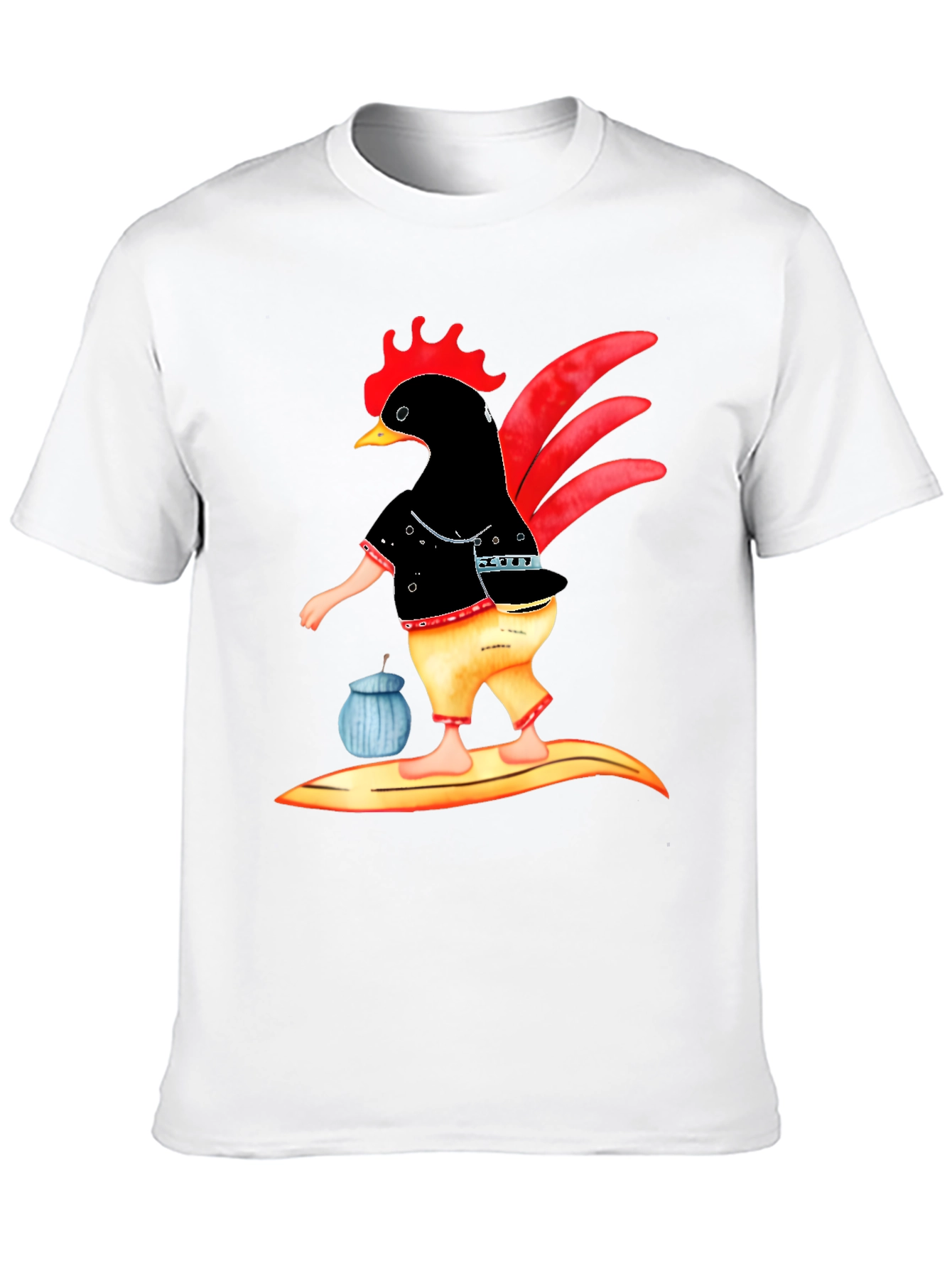 Cool Chicken Surfer T-Shirt