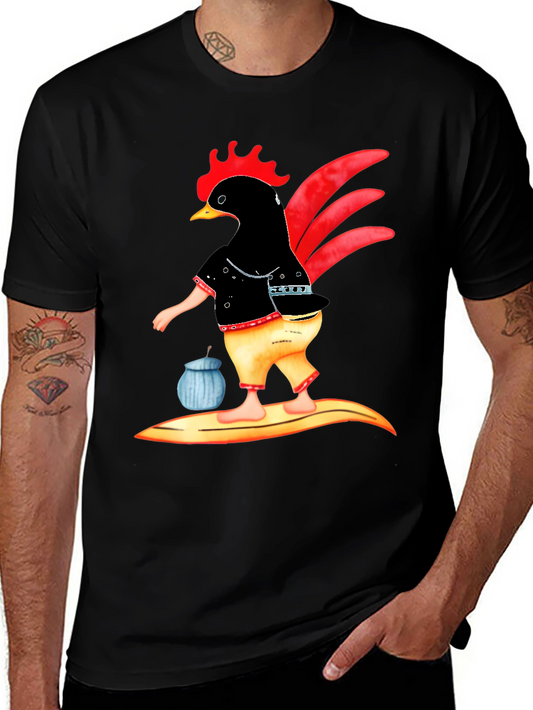 Cool Chicken Surfer T-Shirt