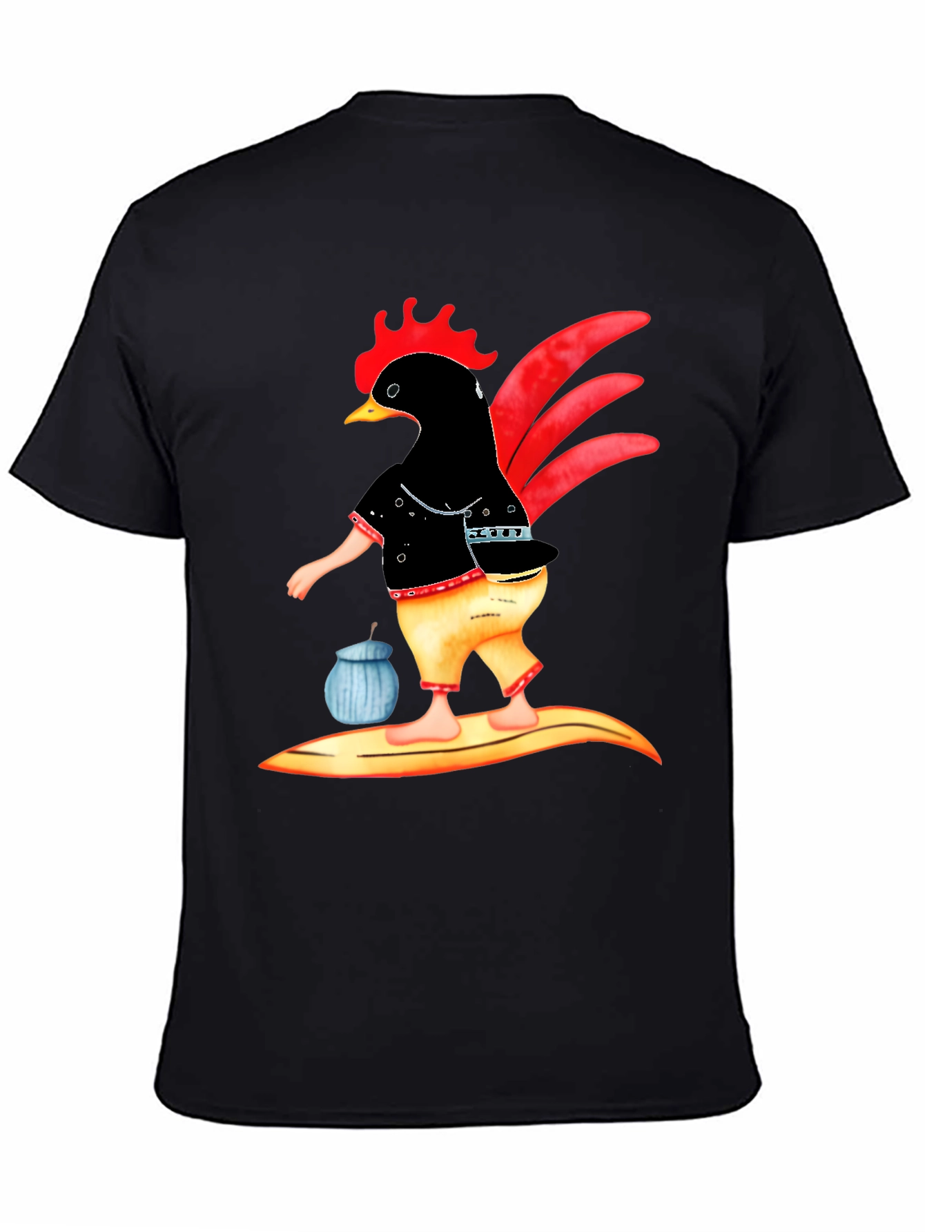 Cool Chicken Surfer T-Shirt