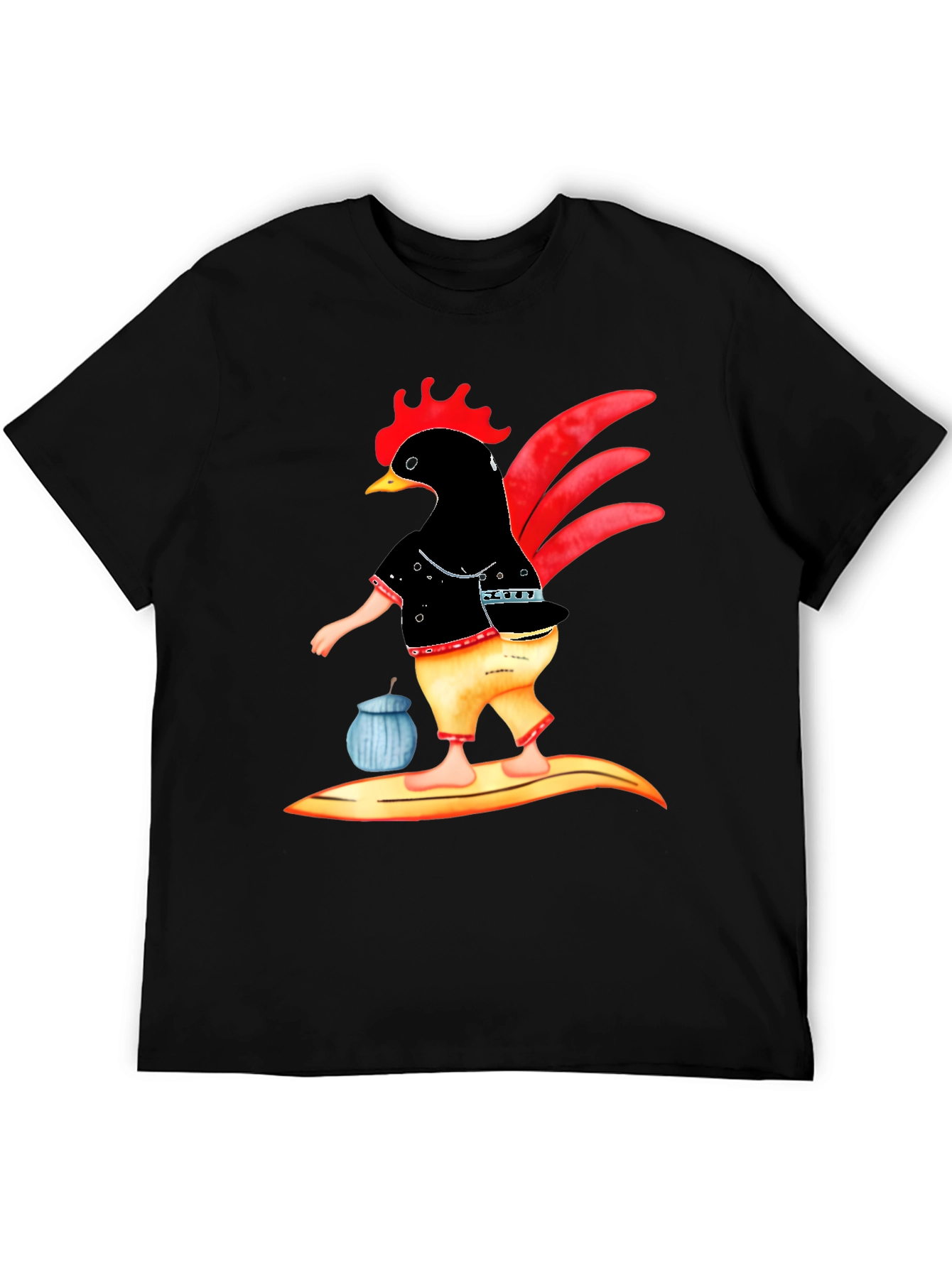 Cool Chicken Surfer T-Shirt