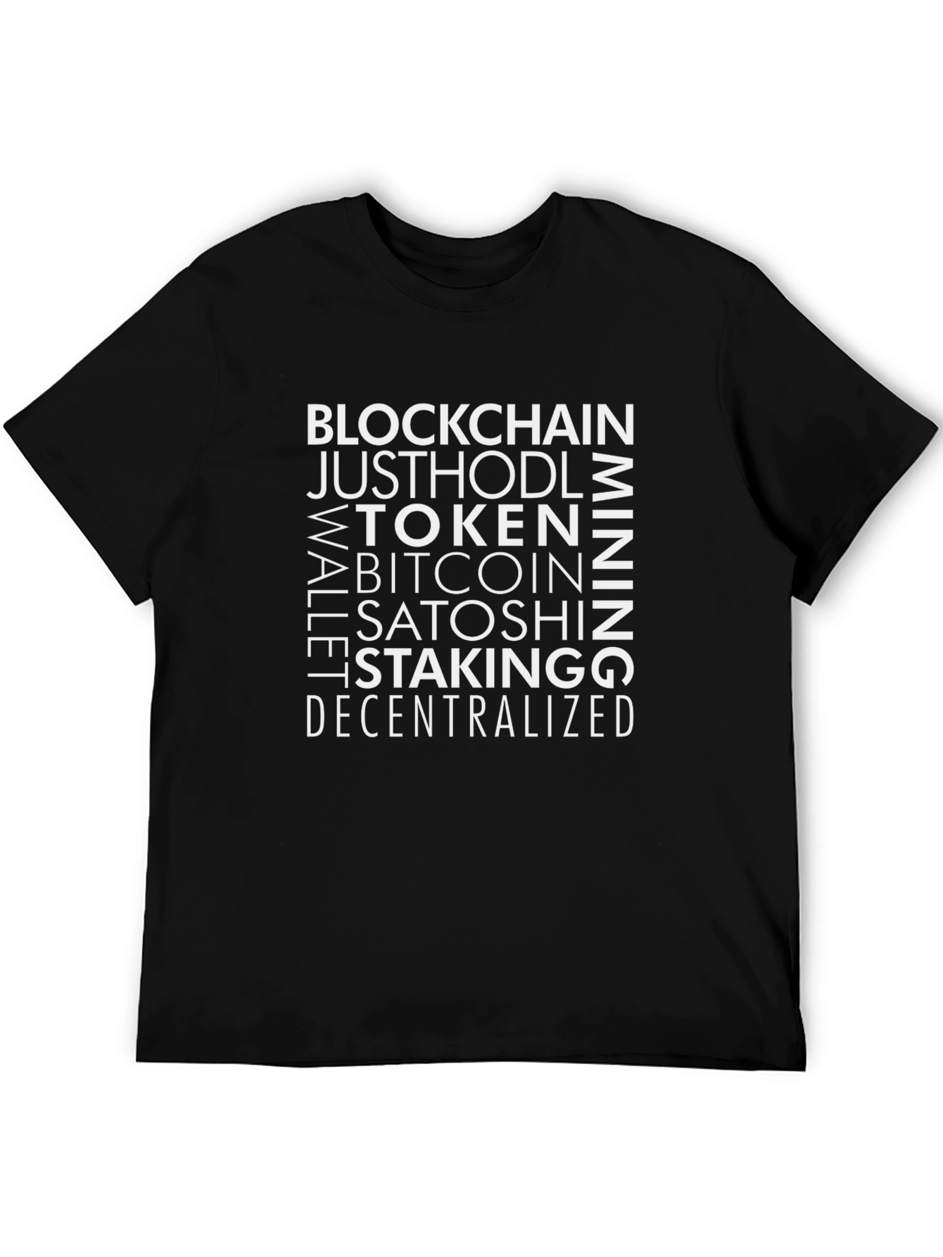 Crypto Enthusiast T-Shirt - Blockchain Design